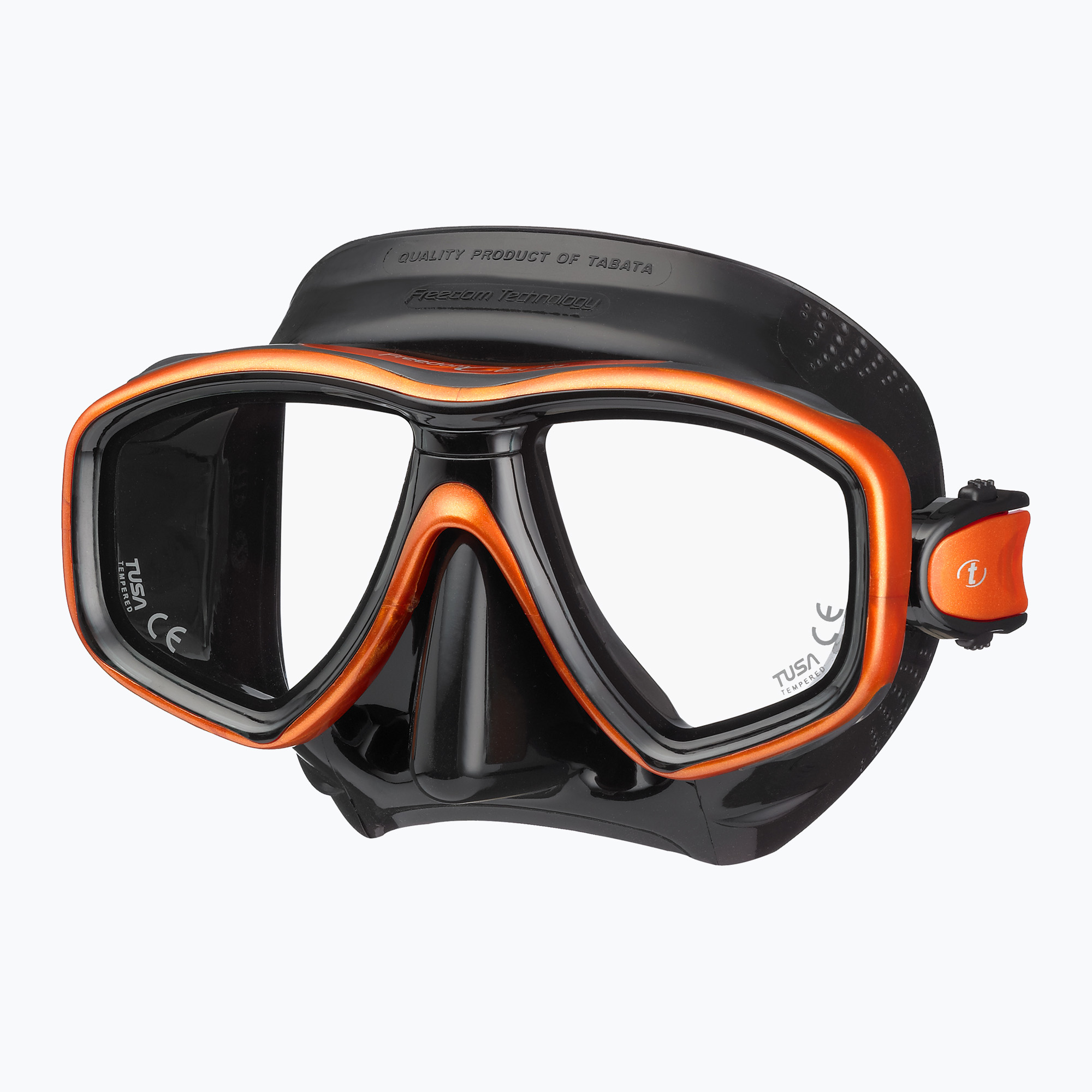 Potápačská maska TUSA Ceos Black/Orange M-212