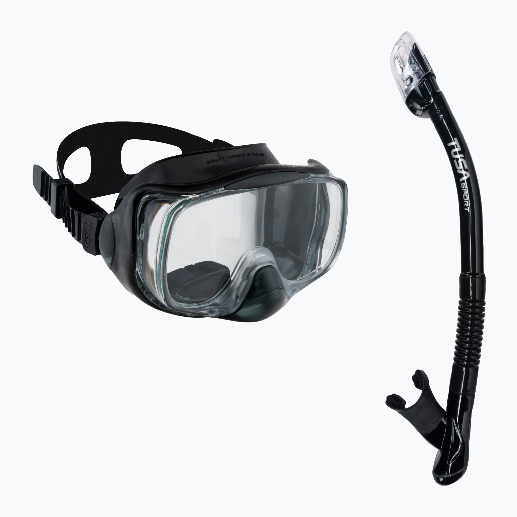 Potápačská súprava TUSA maska + šnorchel čierna UC-3325P (Imprex 3D UC-3325P)