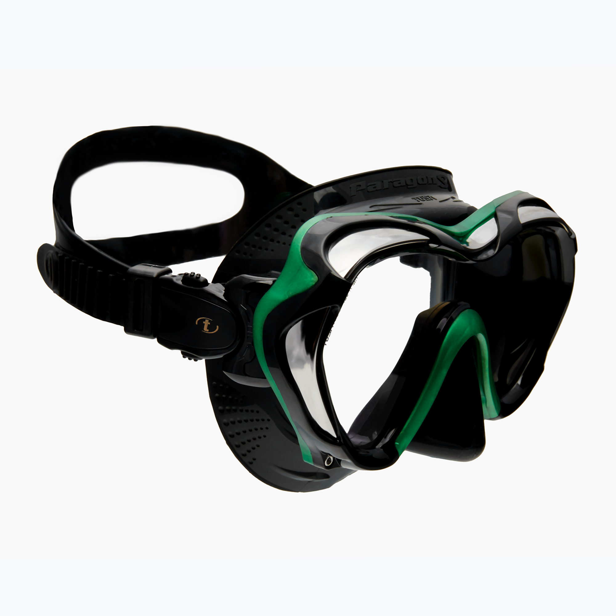 TUSA Paragon S Mask potápačská maska čierno-zelená M-1007 (Paragon S M-1007)