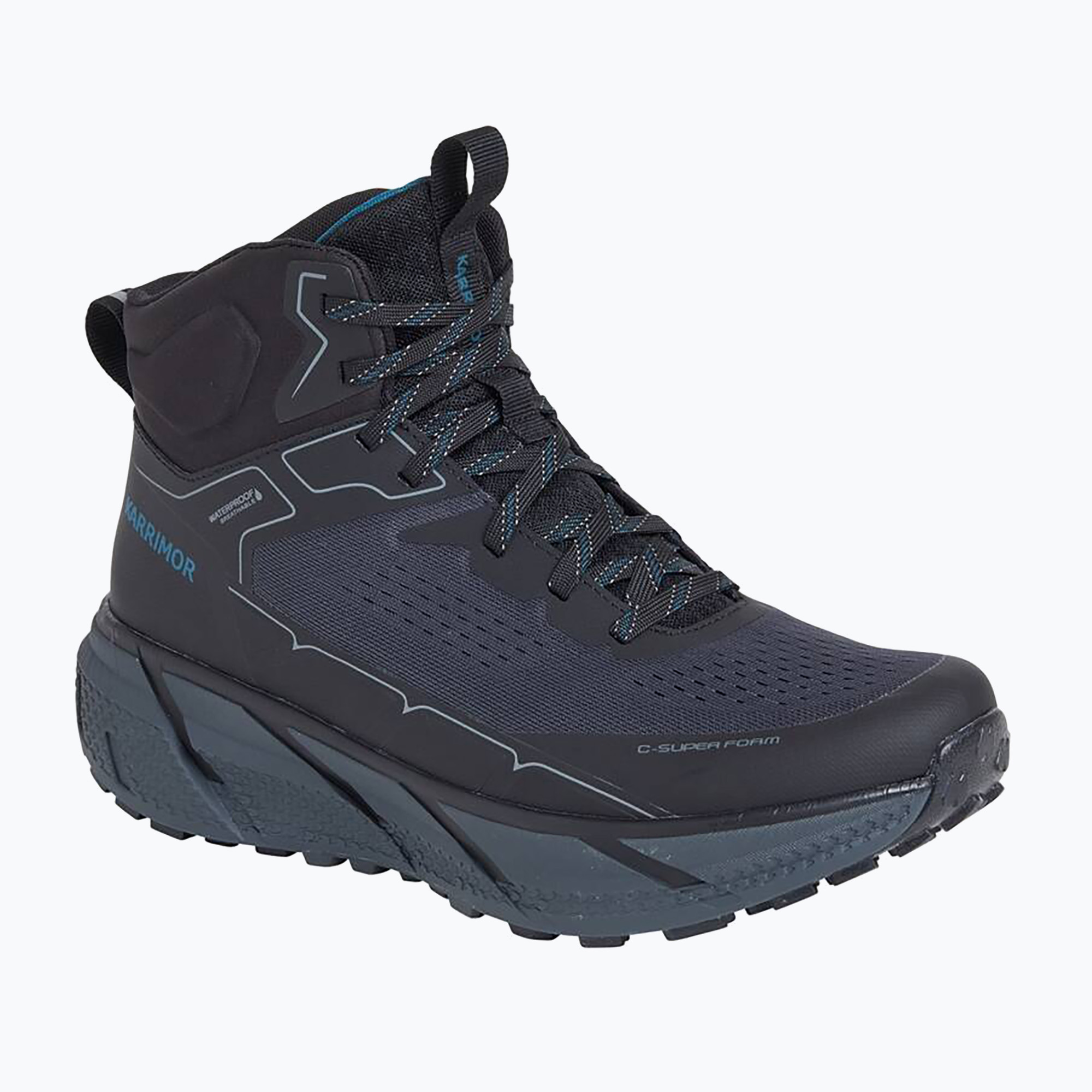 Pánske trekové topánky Karrimor Singletrack Mid black/grey (Singletrack Mid K1127)
