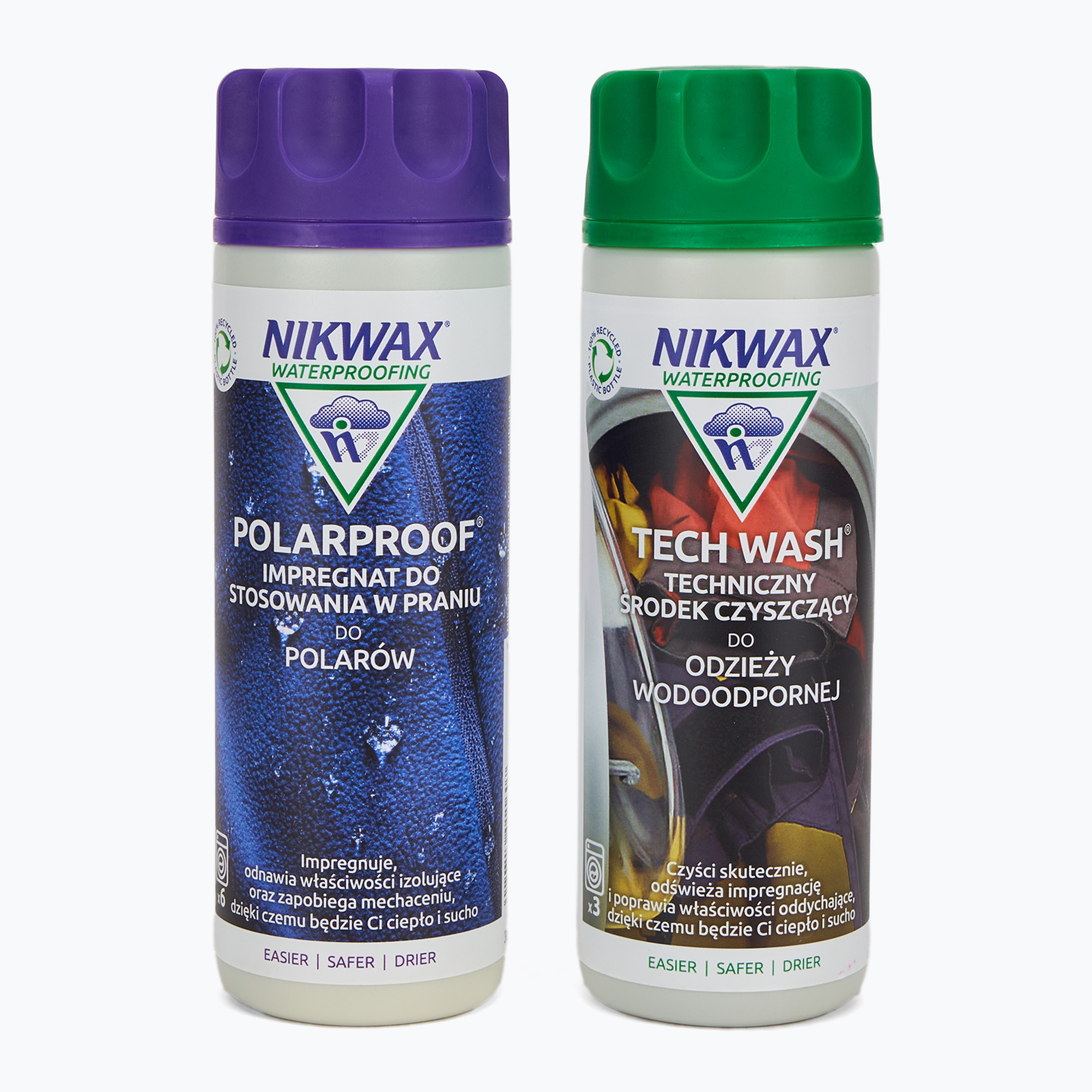Súprava na starostlivosť o outdoorové oblečenie Nikwax Tech Wash + Polar Proof 2 x 300 ml