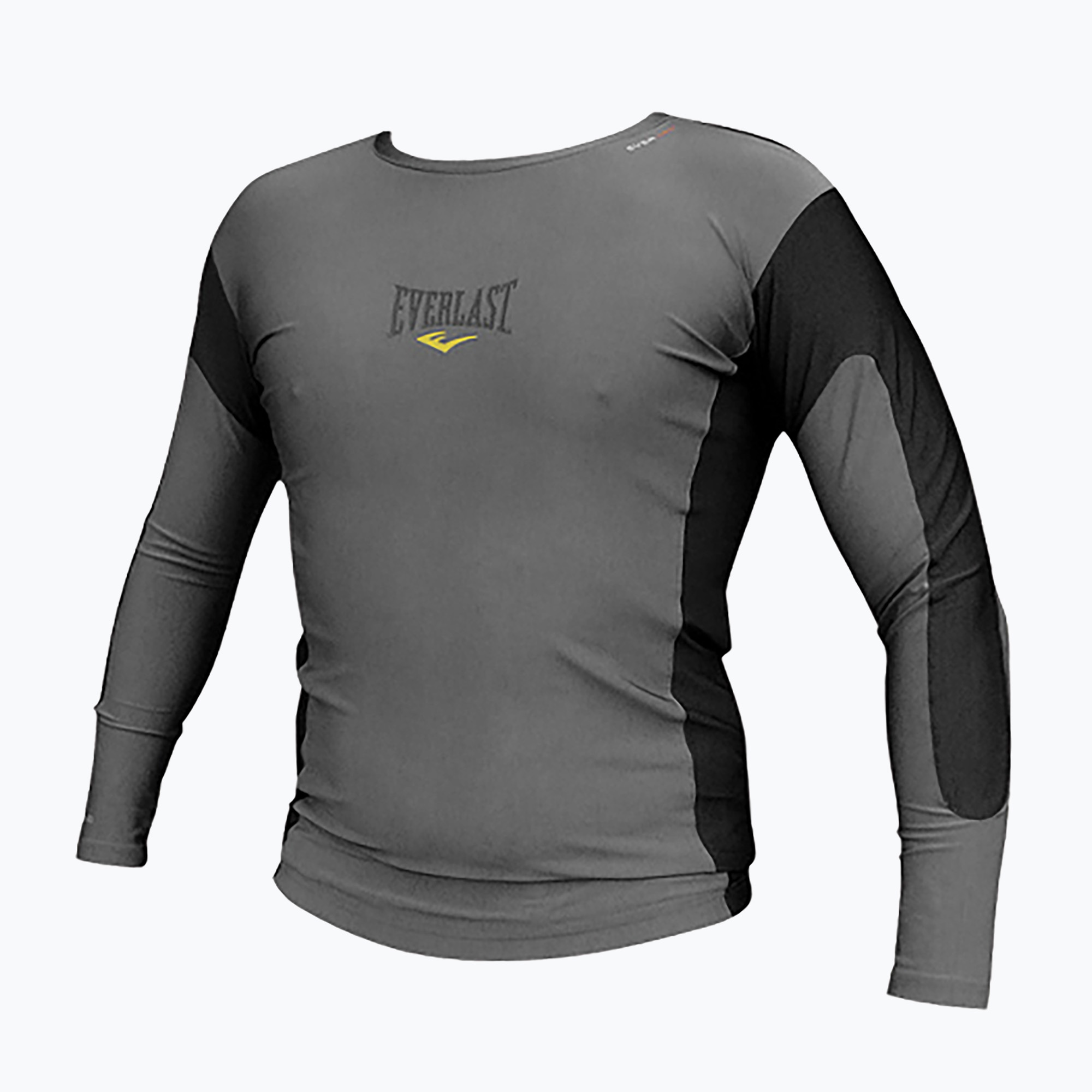 Pánske kompresné tričko EVERLAST Rashguard Longsleeve grey 4430 (Rashguard Longsleeve 4430 GRY/BLK)