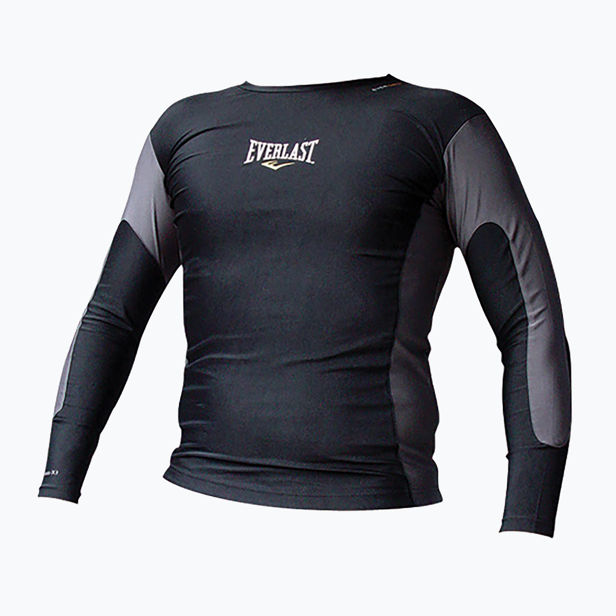 Pánske kompresné tričko EVERLAST Rashguard Longsleeve black 4430 (Rashguard Longsleeve 4430 BLK/GRY)