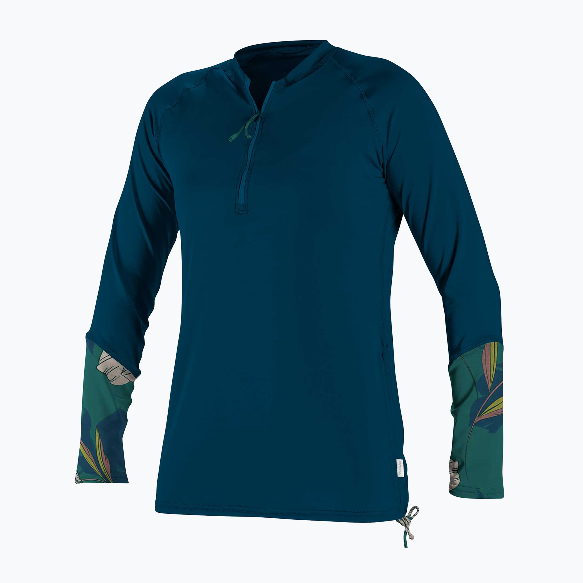 Dámske plavecké tričko s dlhým rukávom O'Neill Front Zip Sun frenchnavy/bridget (Front Zip Sun 5403S-GH8)