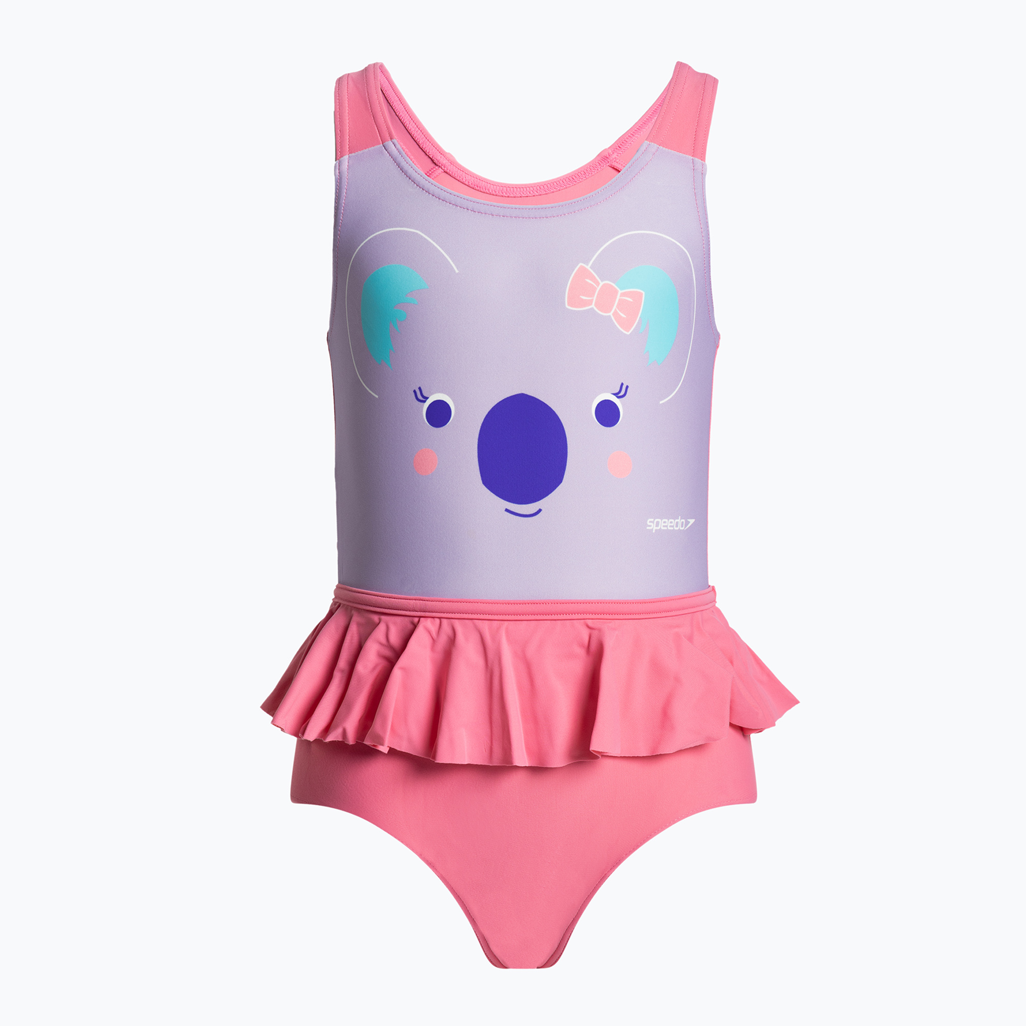 Detské jednodielne plavky Speedo Frill modré 12398D818 (Frill 8-12398D818)