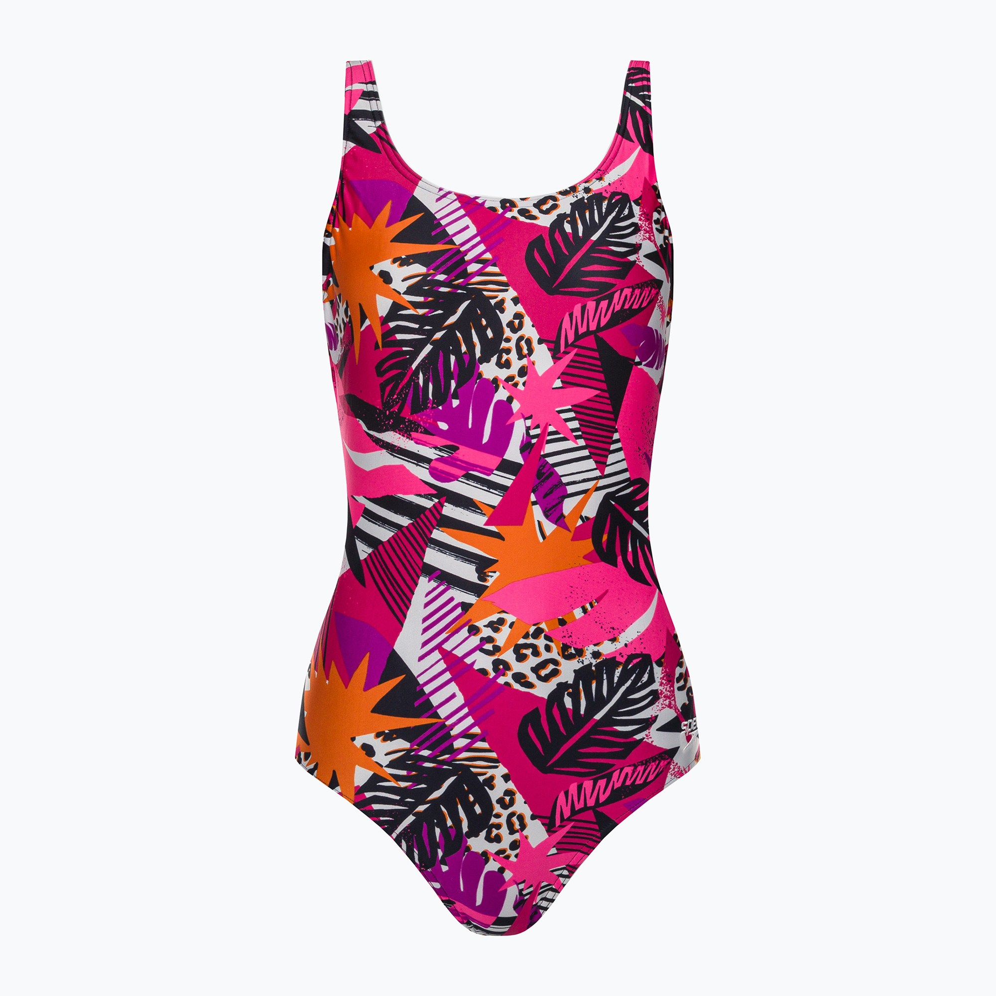 Speedo dámske jednodielne plavky Allover U-Back pink 68-07336G738 (Allover U-Back 68-07336G738)