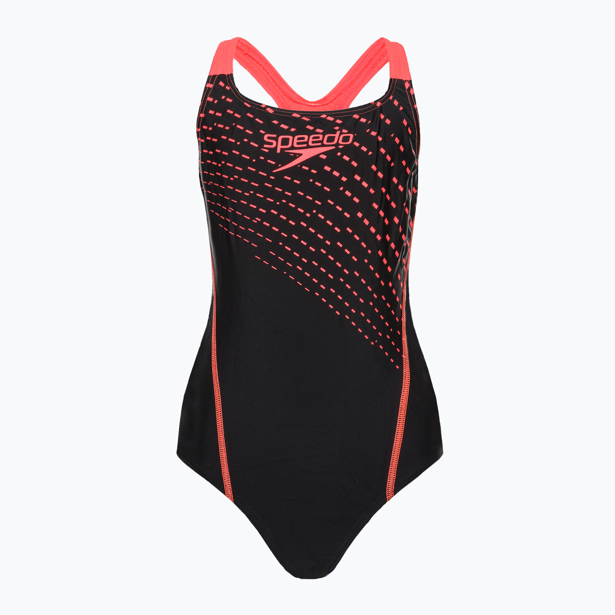Speedo Medley Logo Medalist detské jednodielne plavky čierne 68-13458G683 (Medley Logo Medalist 8-13458G683)