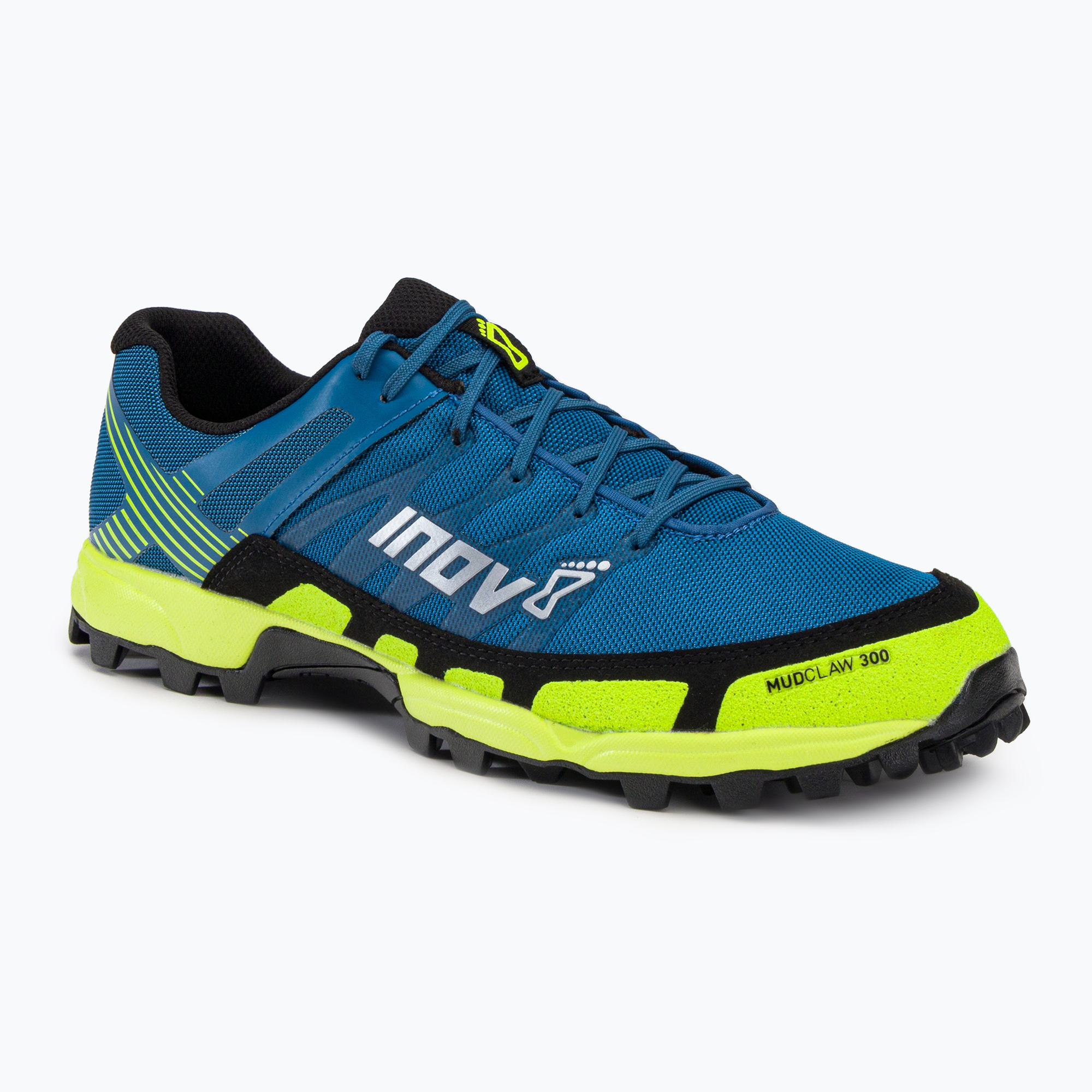 Pánska bežecká obuv Inov-8 Mudclaw 300 blue/yellow 000770-BLYW (Mudclaw 300 000770-BLYW-P-01)