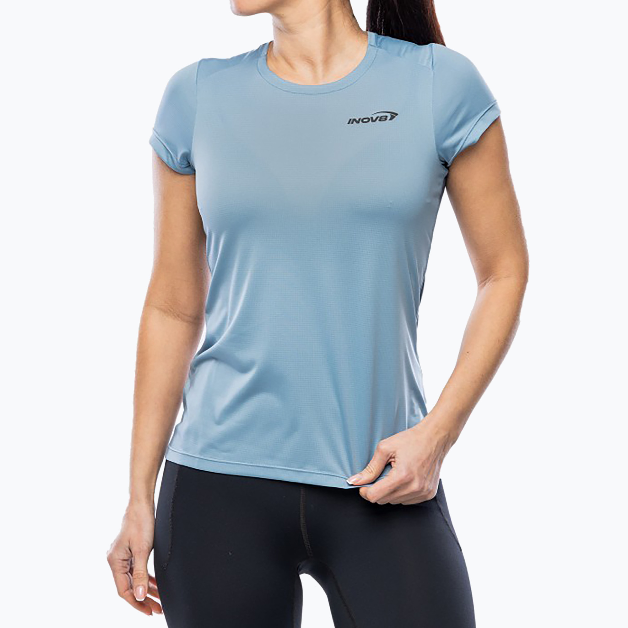 Dámske bežecké tričko Inov-8 Performance blue grey/slate (Performance 001159-BGST-001)