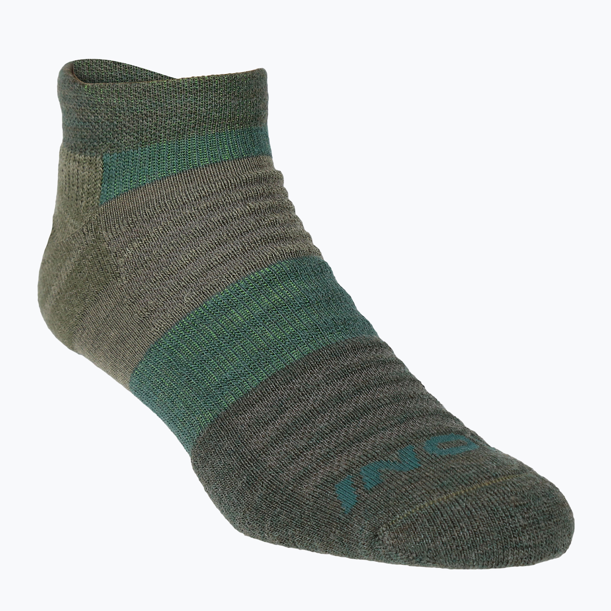 Bežecké ponožky Inov-8 Merino Low dark green/melange (Merino Low 001164-DNMG-001)