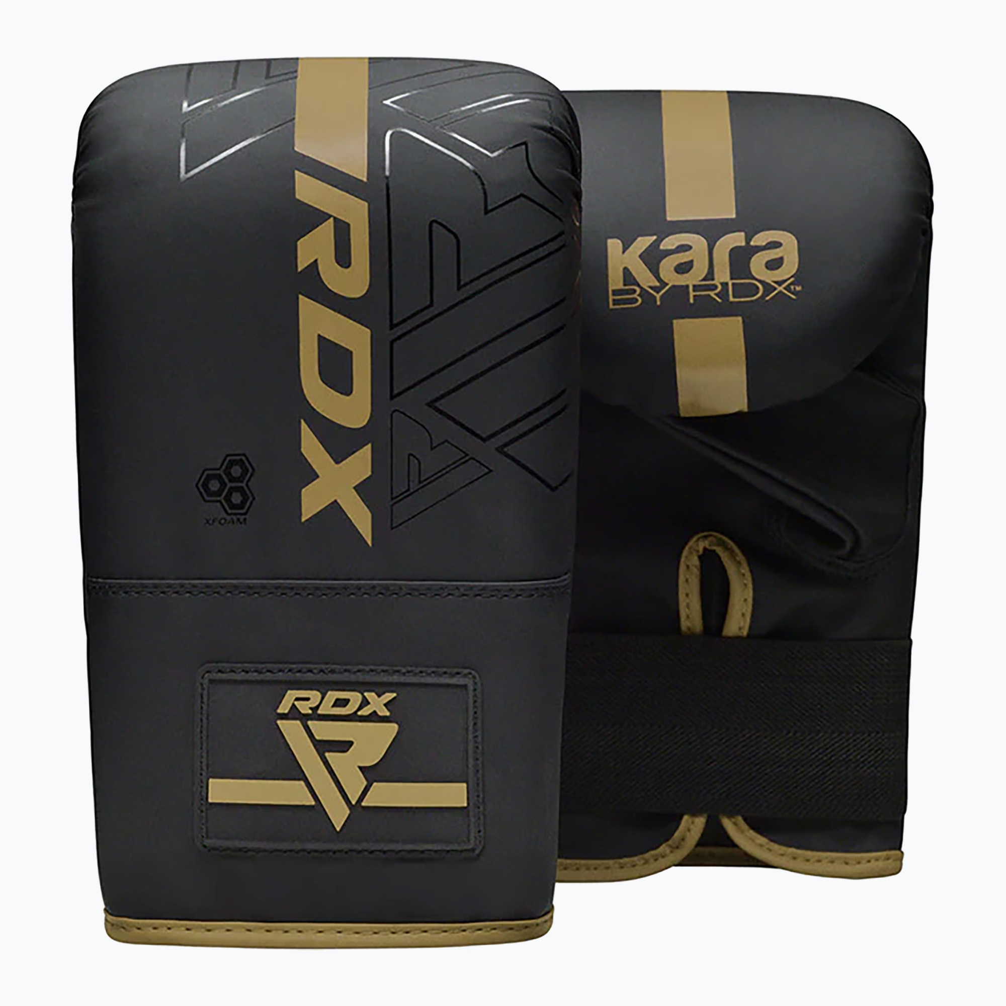 Boxerské rukavice RDX F6 Bag Mitts golden (F6 Bag Mitts BMR-F6MGL)