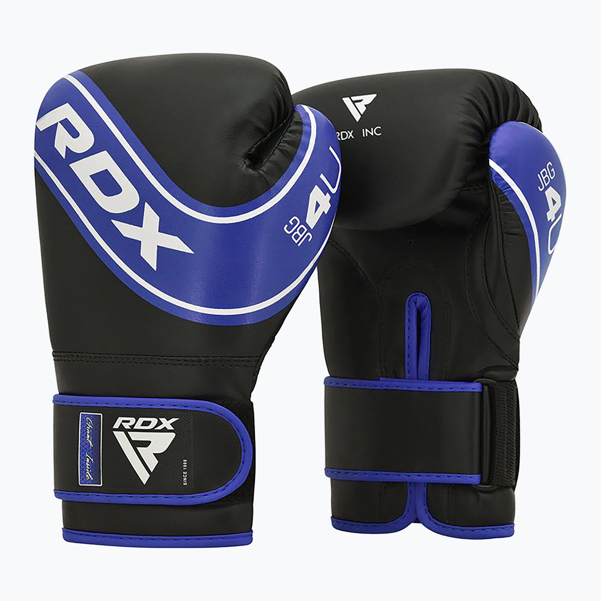 Detské boxerské rukavice RDX JBG-4 modré/čierne (JBG-4U)