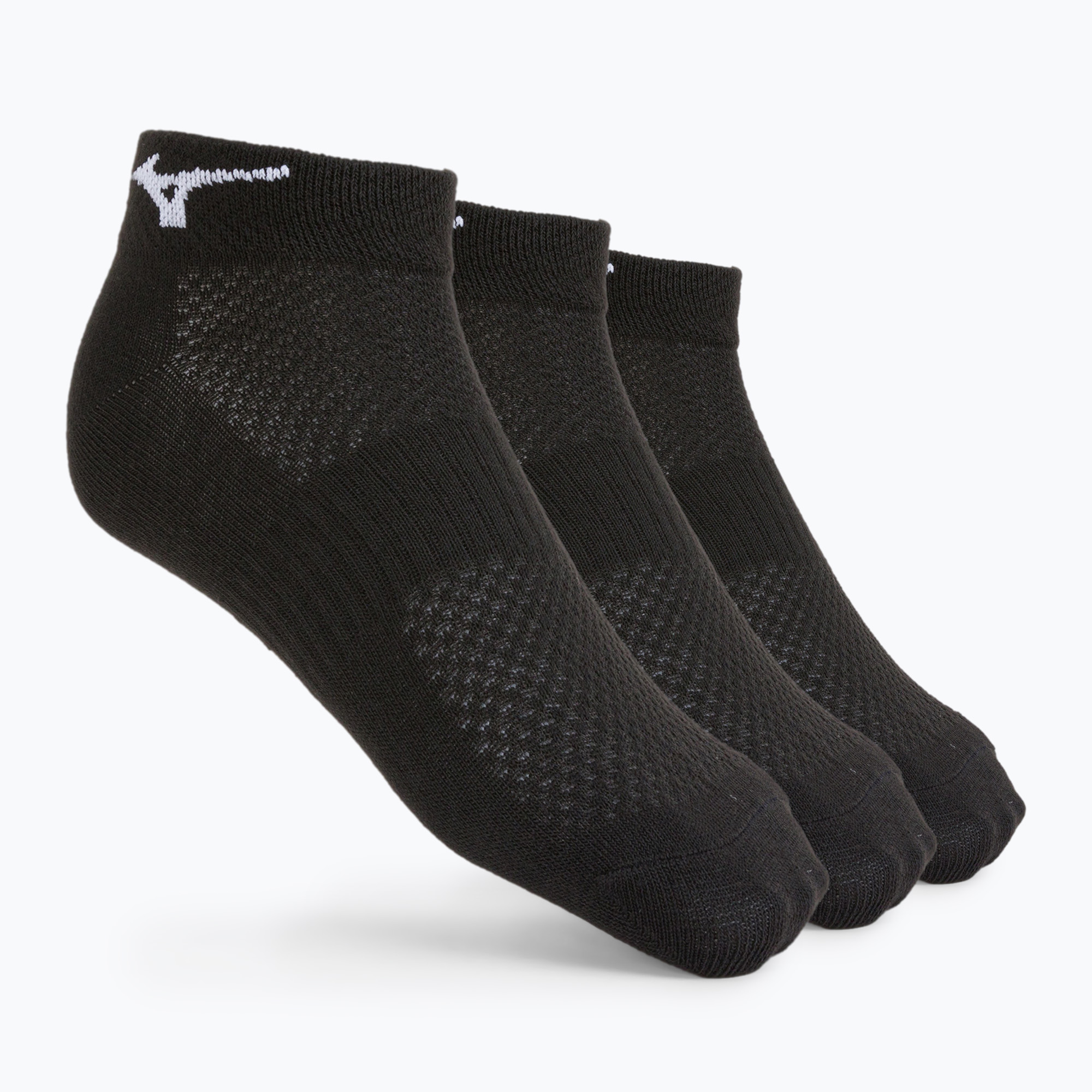 Tenisové ponožky Mizuno Training Mid 3P čierne 67XUU9598
