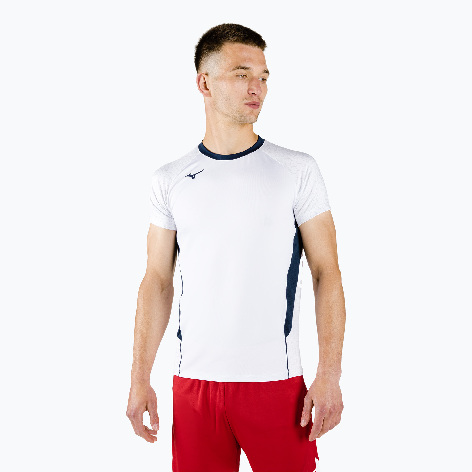 Pánske tričko Mizuno Premium High-Kyu match white V2EA700271