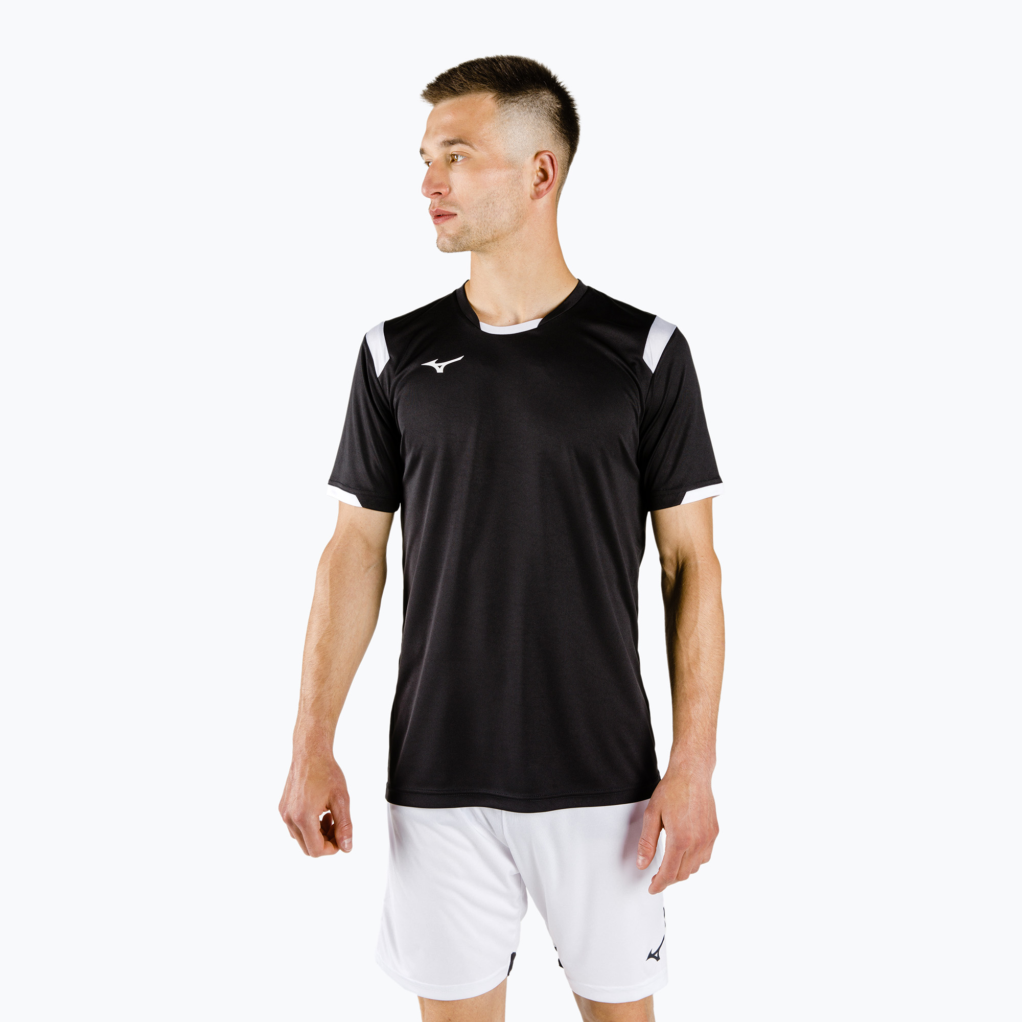 Mizuno Premium Handball SS pánske tréningové tričko čierne X2FA9A0209