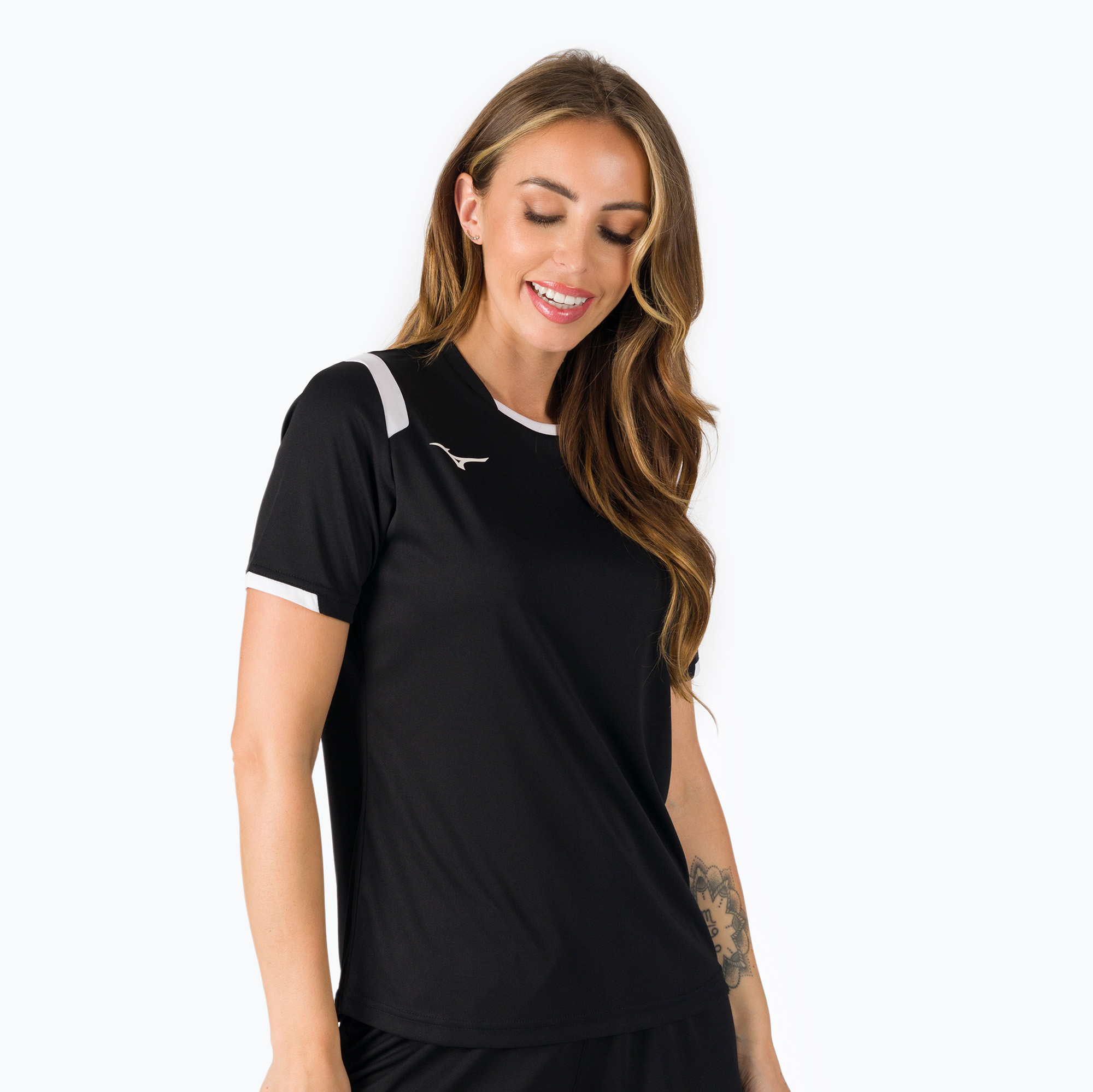 Dámske tréningové tričko Mizuno Premium Handball SS black X2FA0C0209