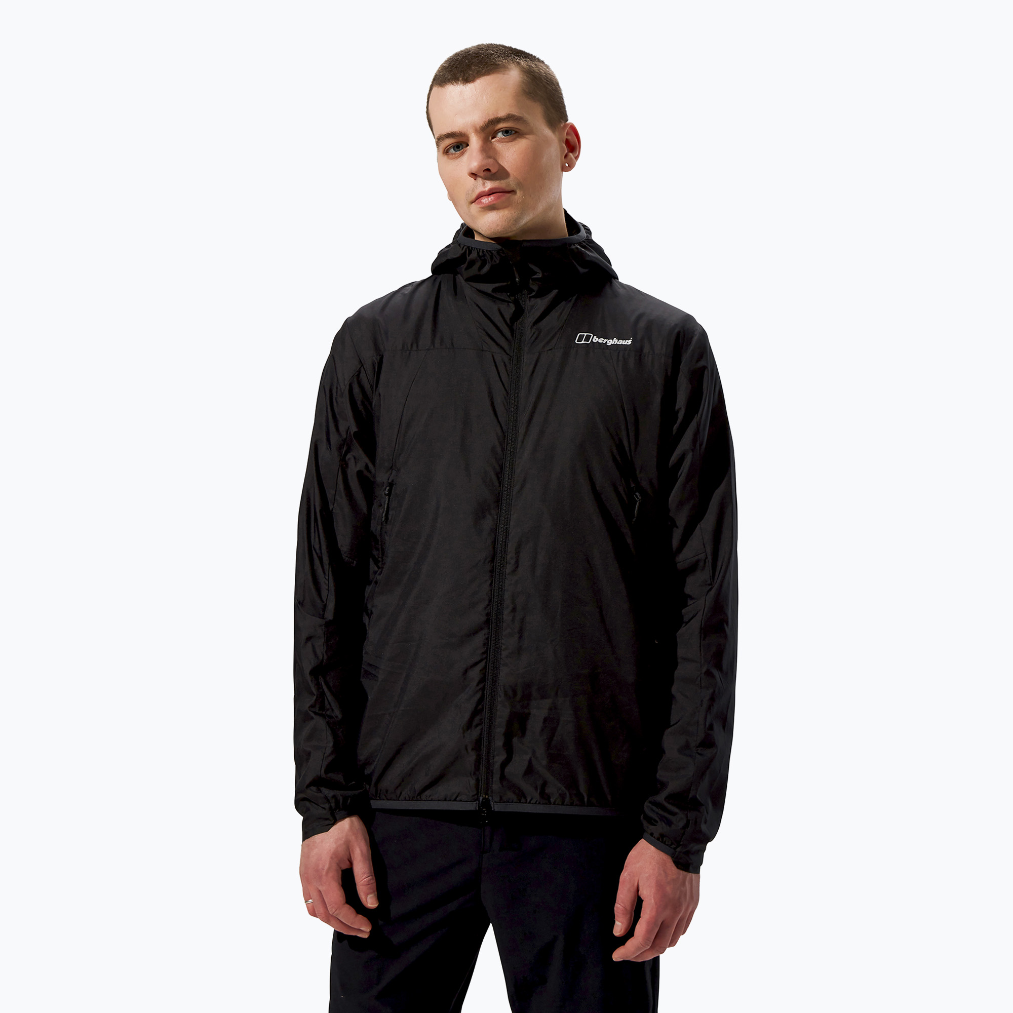 Pánska vetrovka Berghaus Alpha Resist-Air black/black (Alpha Resist-Air 4-A001744BP6)