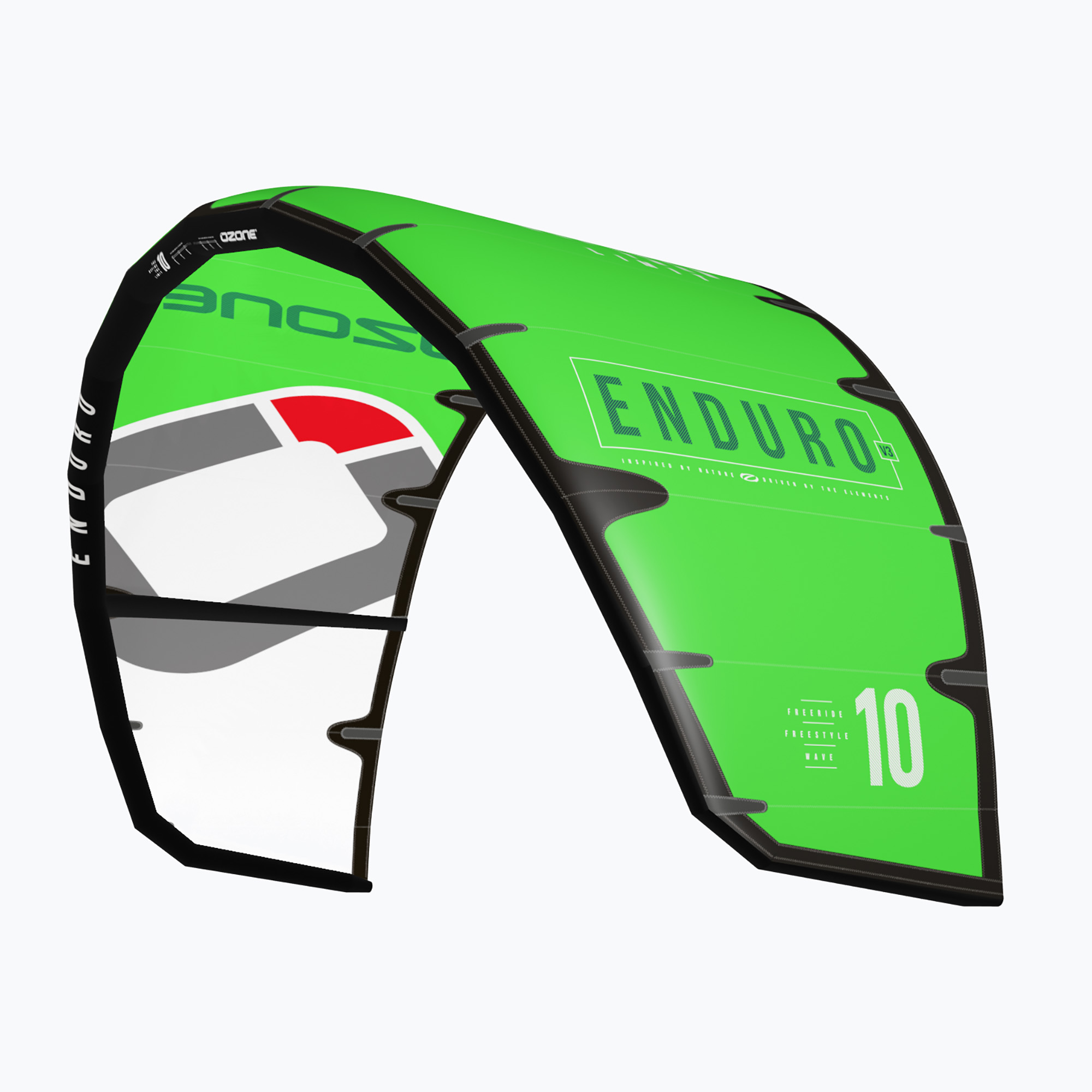 Drak na kitesurfing Ozone Enduro V3 zelený ENV3K7FW