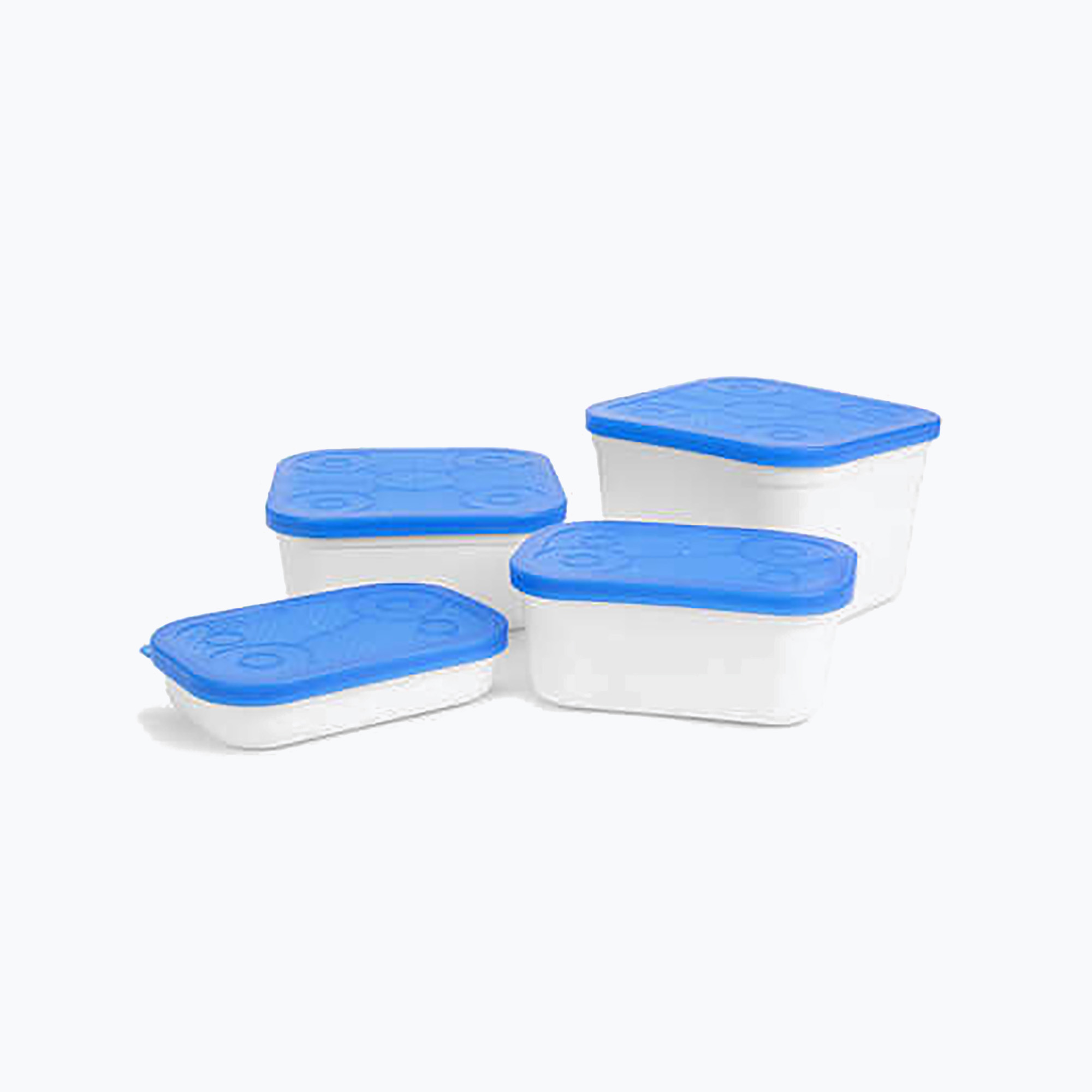 Preston White Bait Tubs krabička na návnady biela a modrá P0260004