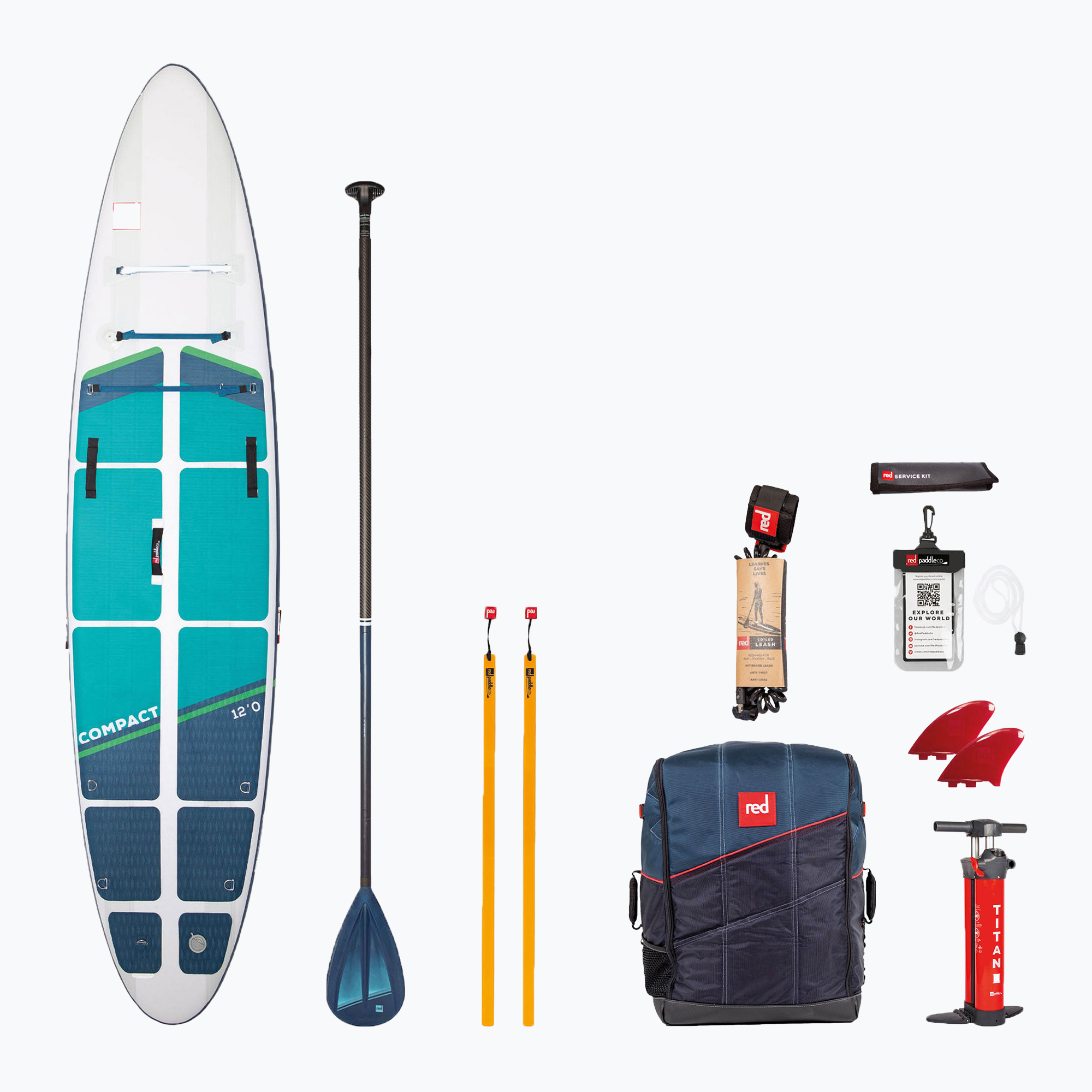 SUP doska Red Paddle Co Compact Voyager 12