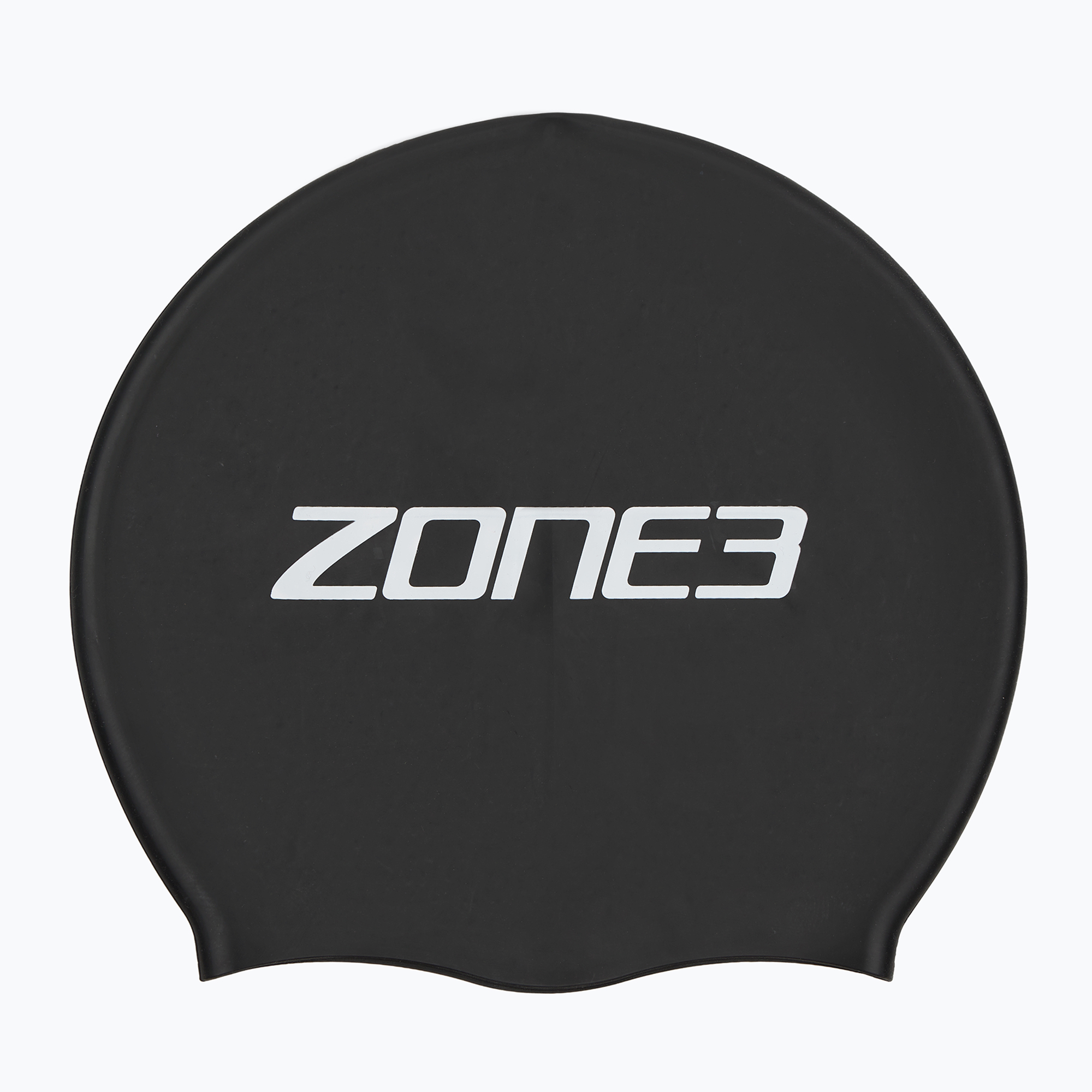 ZONE3 Extra dlhé vlasy plavecká čiapka čierna