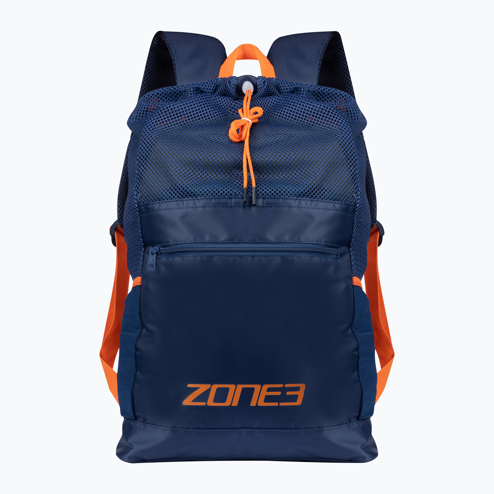 Plavecký batoh ZONE3 Large Mesh Training Bag navy/orange (Large Mesh Training Bag SA25LMTB103)