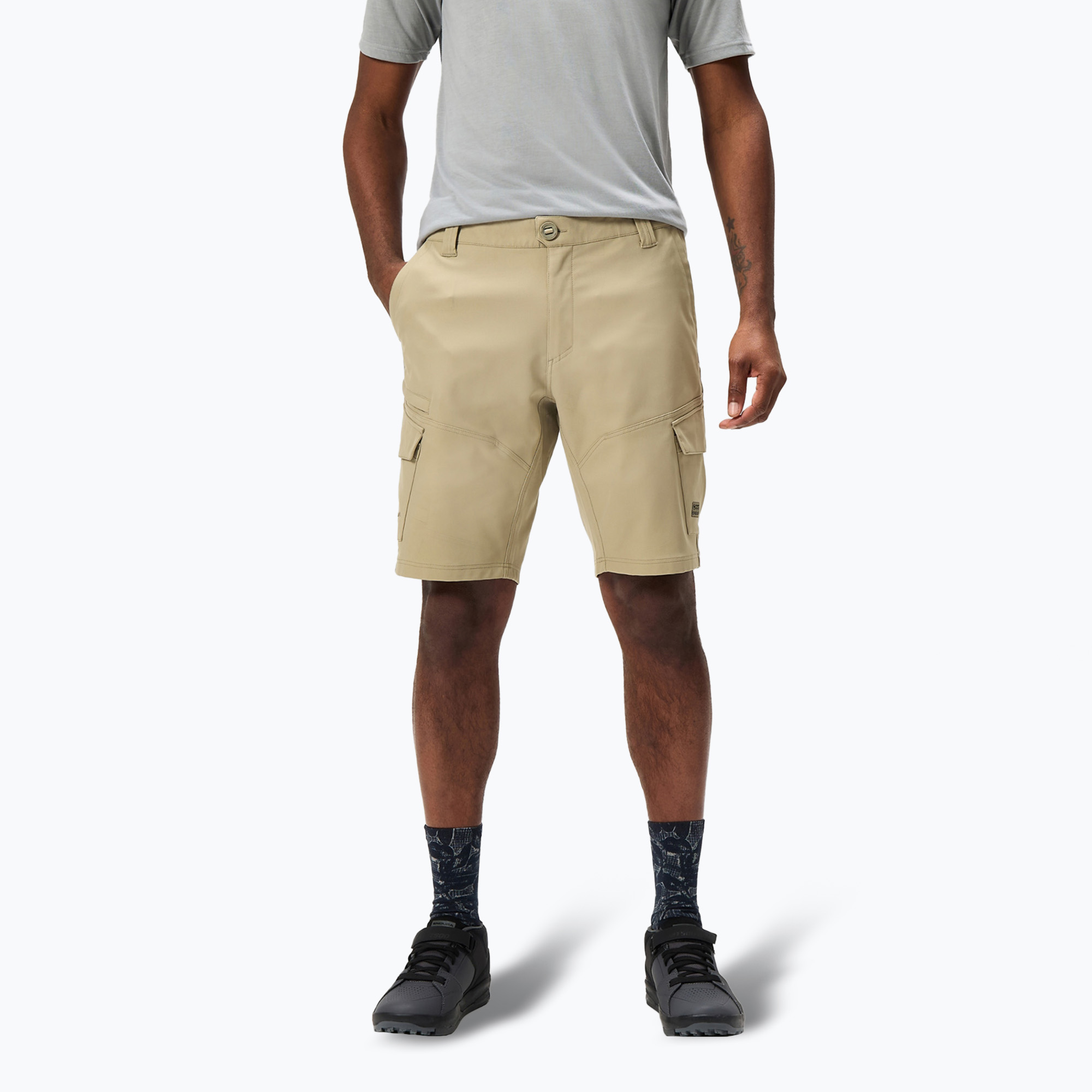 Pánske cyklistické šortky Endura Loop Cargo Mushroom (Loop Cargo Short E8144MU)