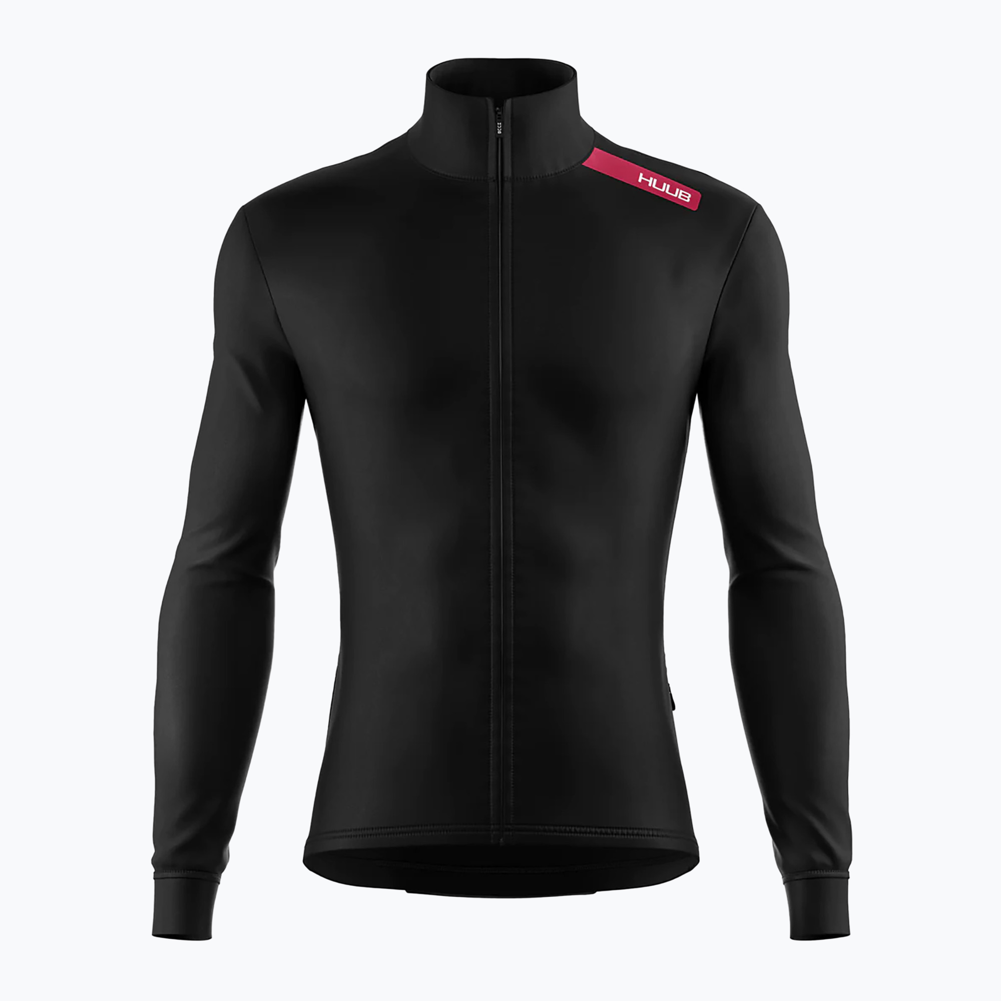 HUUB pánske cyklistické tričko s dlhým rukávom Eternal LS thermal black/red