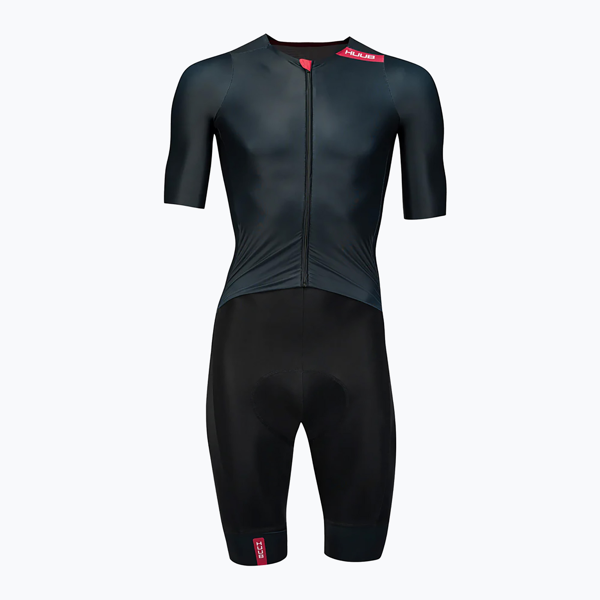 Pánsky cyklistický oblek HUUB Strada Road Speed Suit Smooth Sleeve black/red (Strada Road Speed Suit Smooth Sleeve CYCSTRRSSSS)