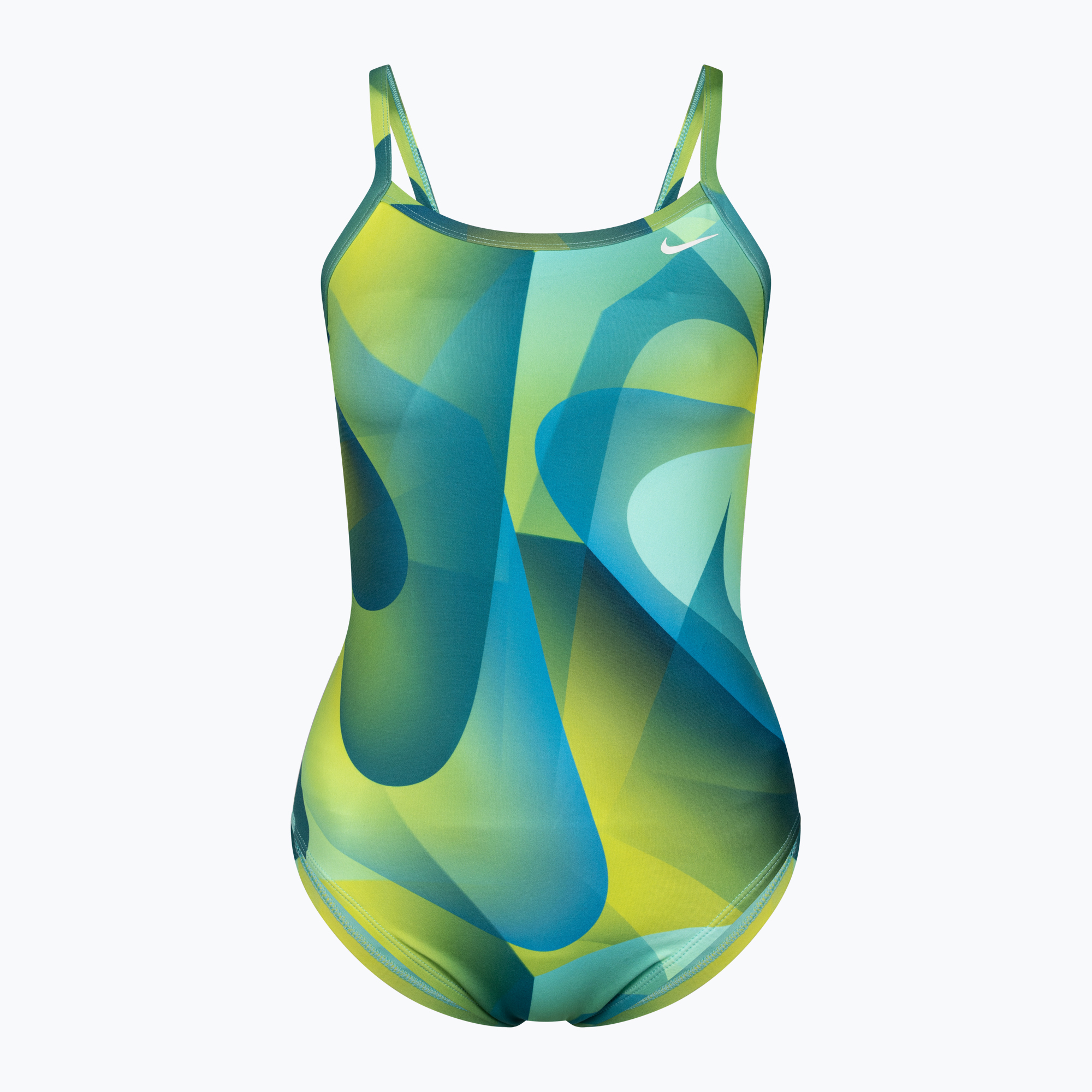 Dámske jednodielne plavky Nike Spectrum zeleno-modré NESSA019 (Spectrum NESSA019)
