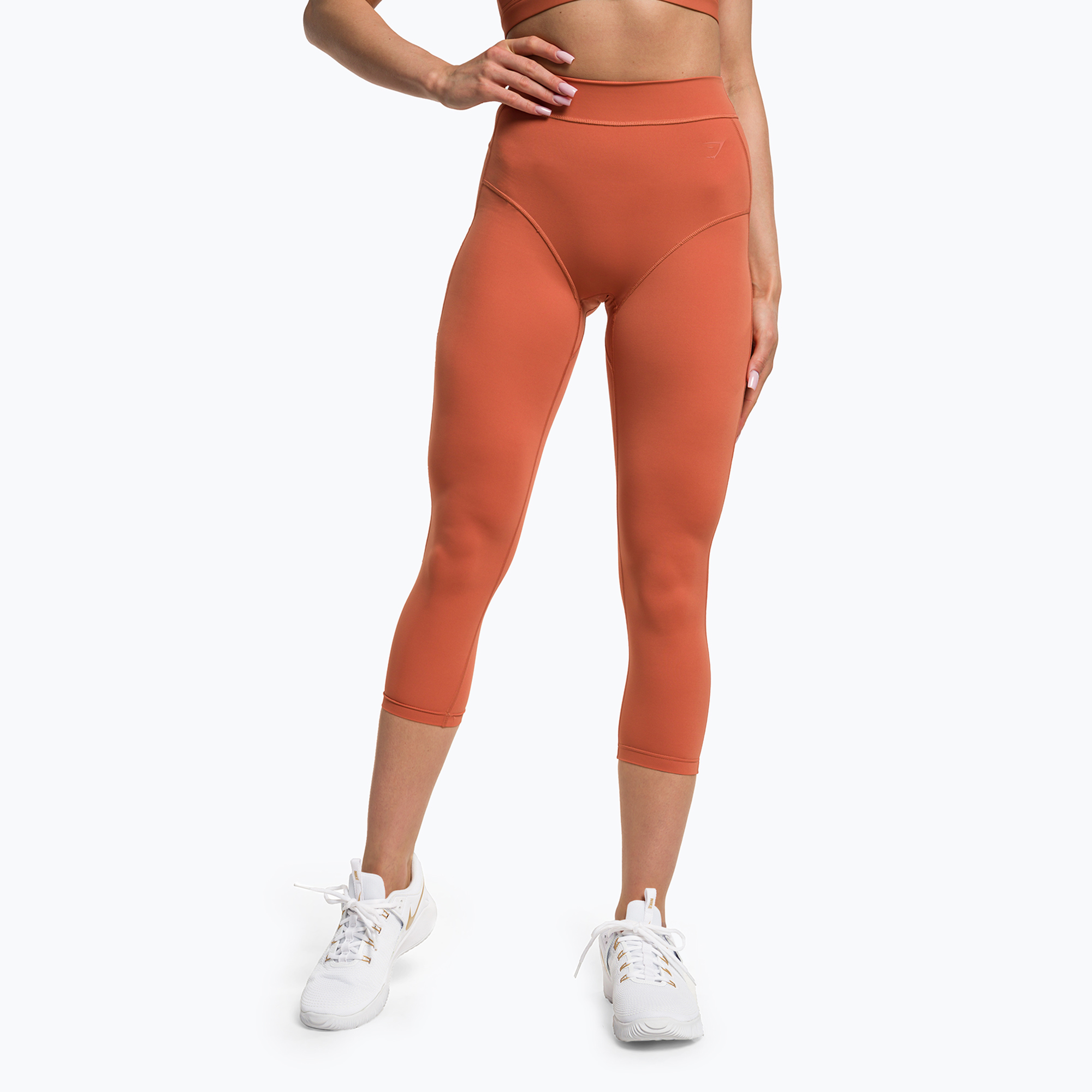 Dámske tréningové legíny Gymshark KK Twins earth orange