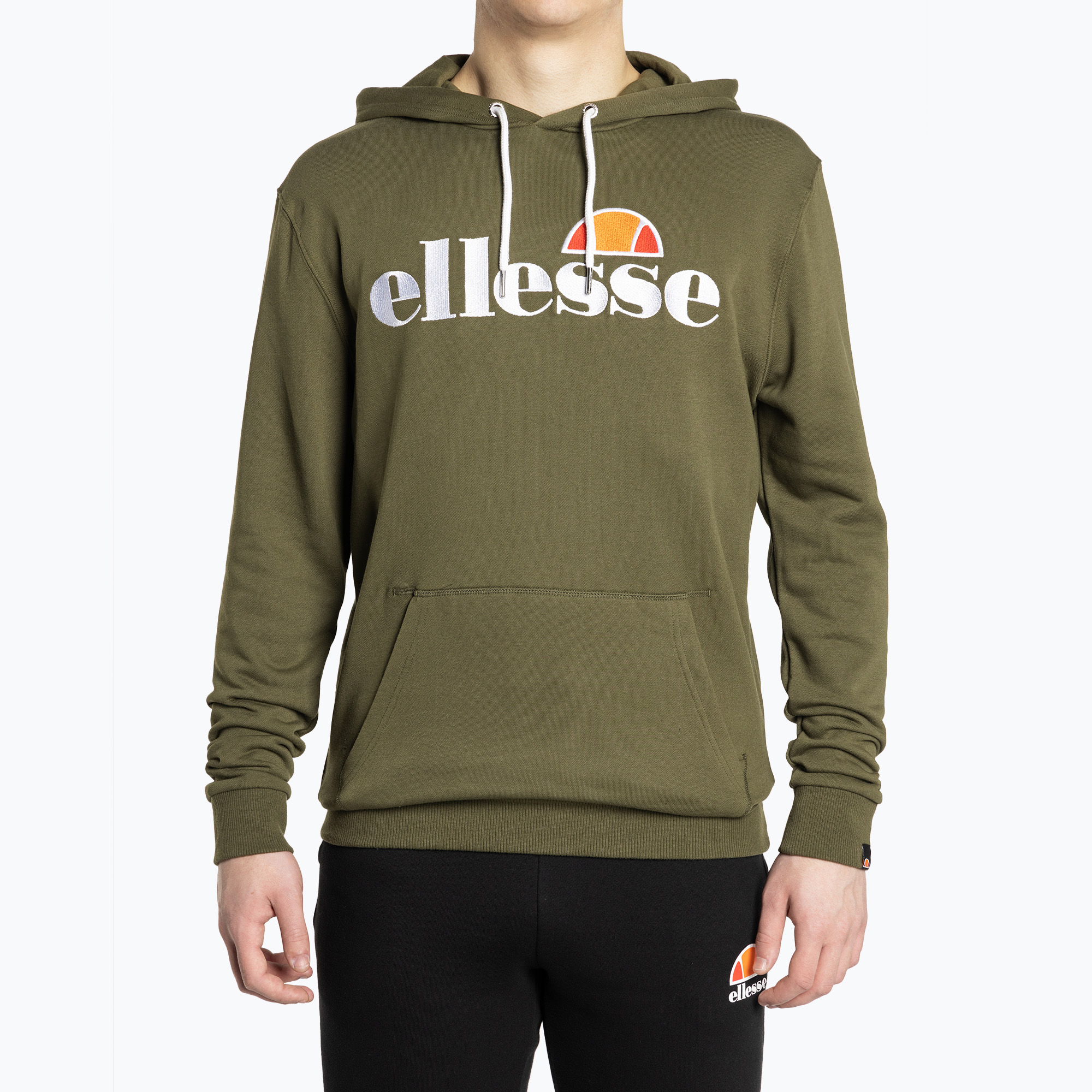 Pánska tréningová mikina Ellesse Ferrer Oh Hoody khaki (Ferrer Oh Hoody SHK13288506)