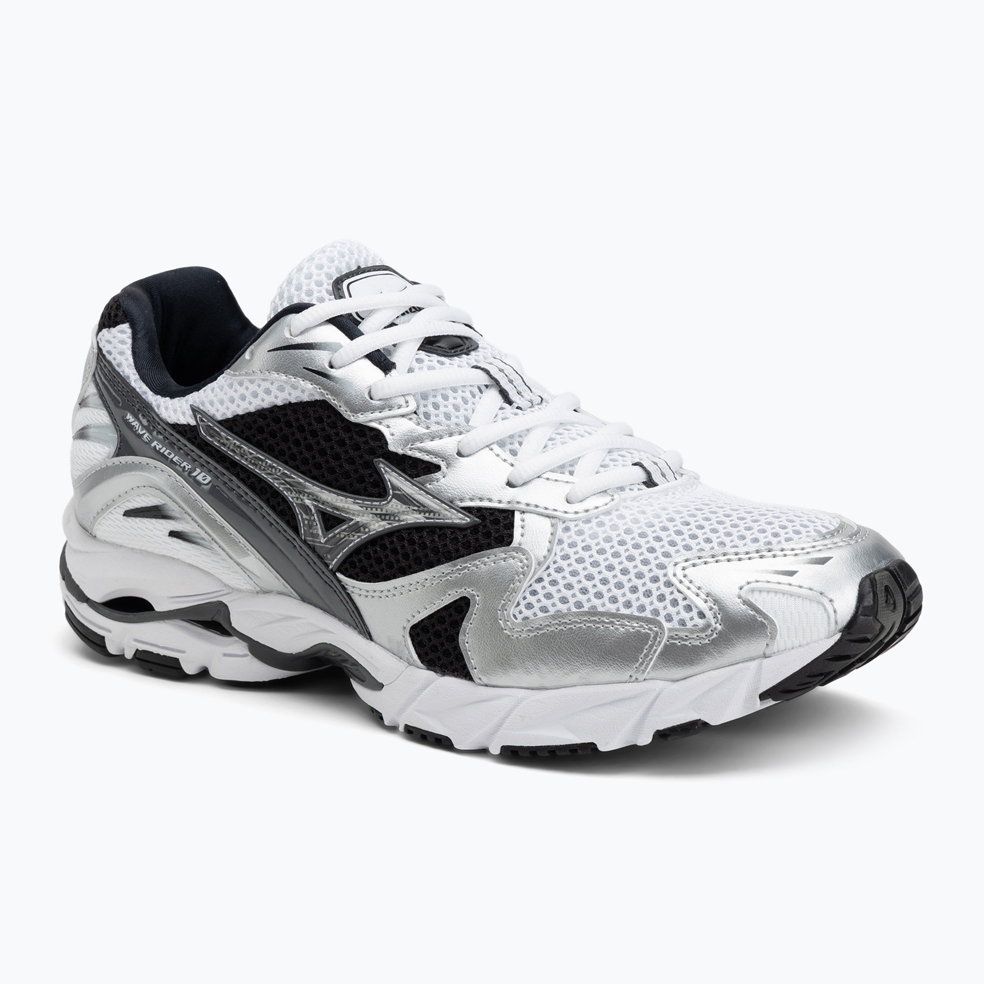 Pánske topánky Mizuno Wave Rider 10 white/silver/black