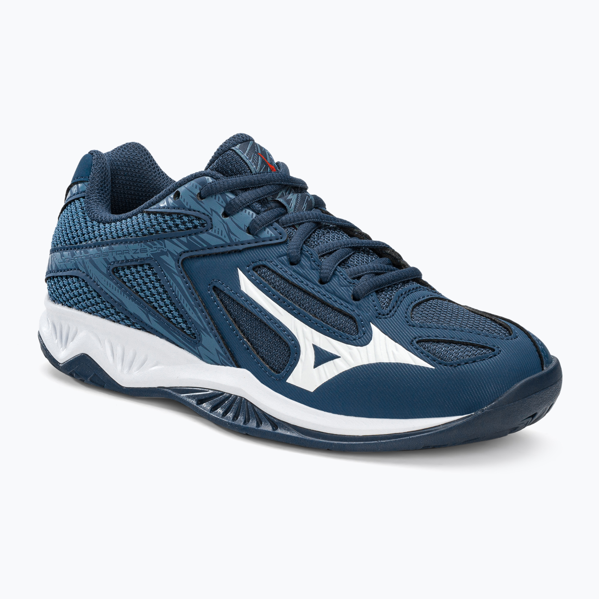 Detská volejbalová obuv Mizuno Lightning Star Z6 tmavomodrá V1GD21321_34./2.