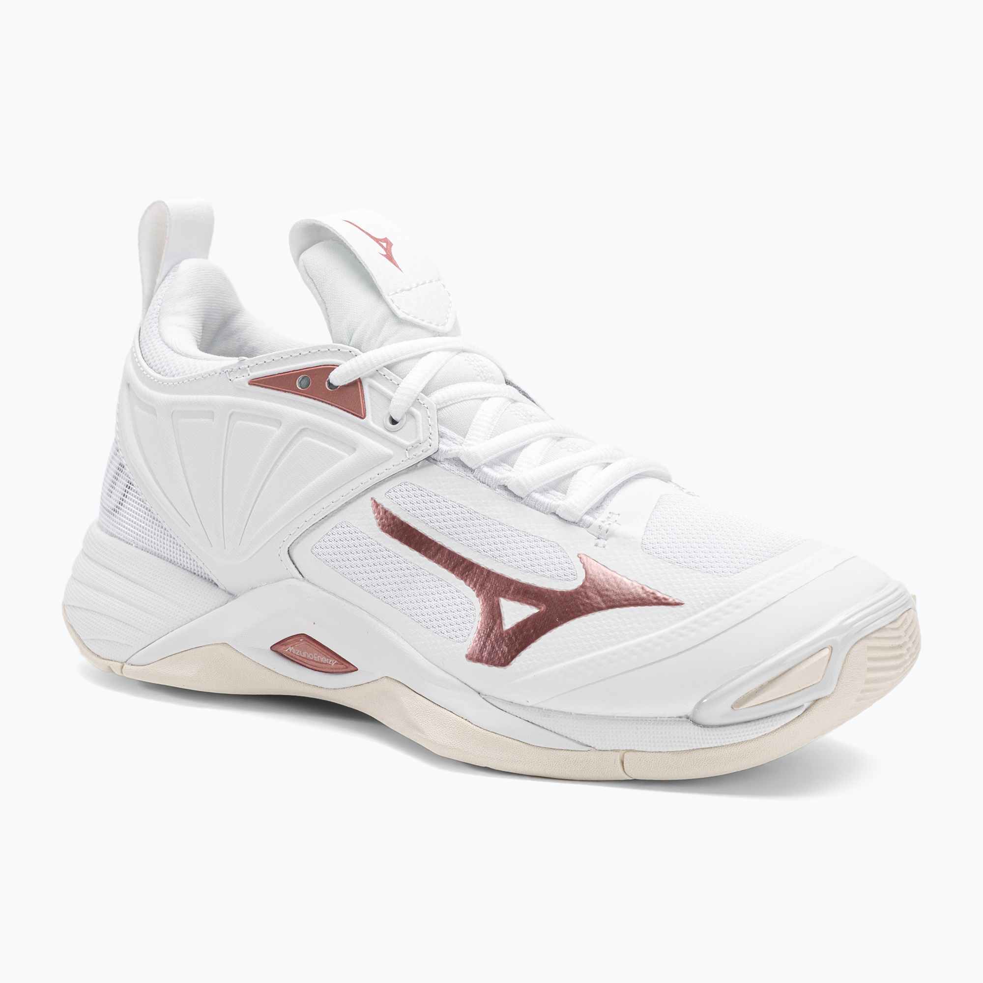 Pánska volejbalová obuv Mizuno Wave Momentum 2 white/rose/snow white