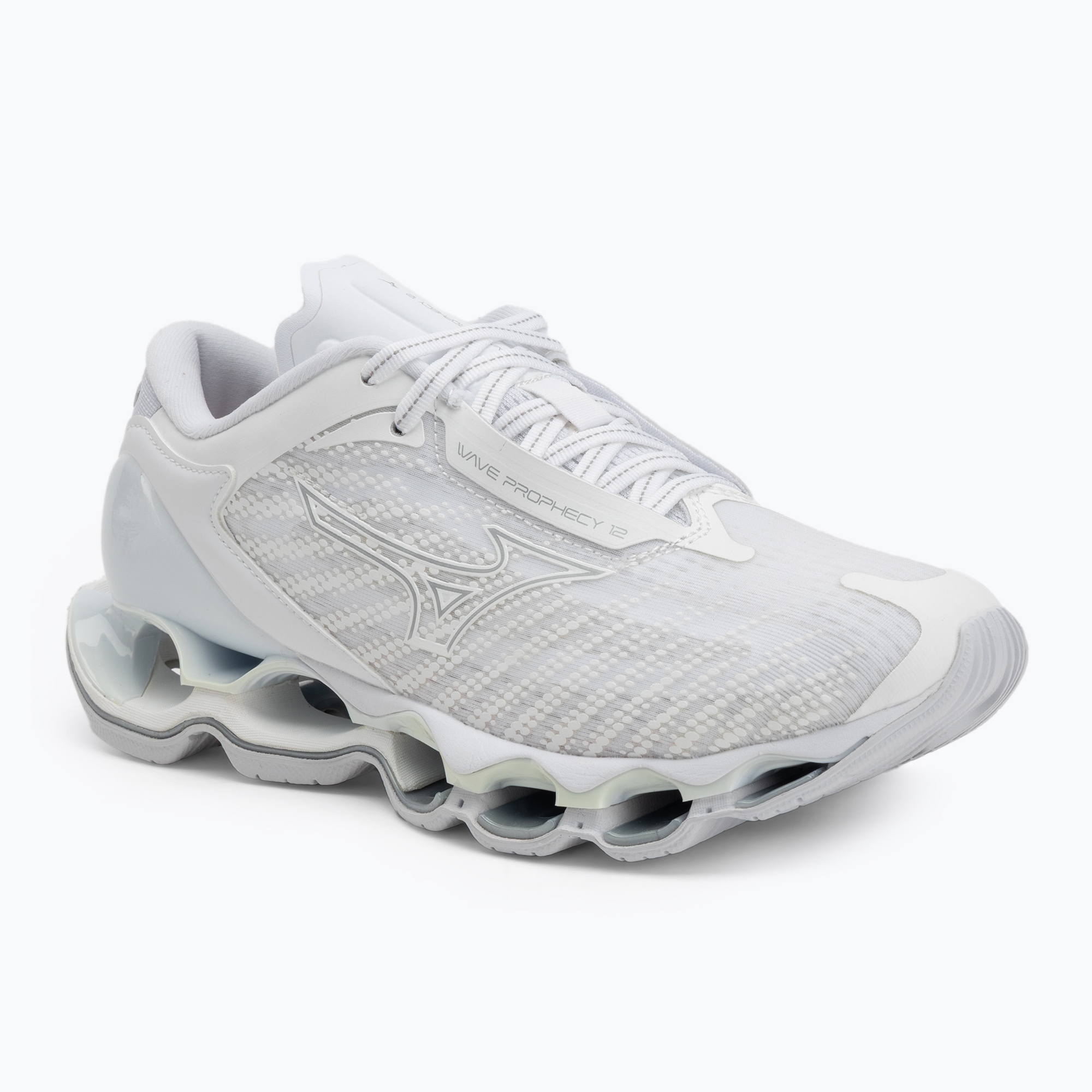 Dámske bežecké topánky Mizuno Wave Prophecy 12 white/silver (Wave Prophecy 12 J1GC238332)