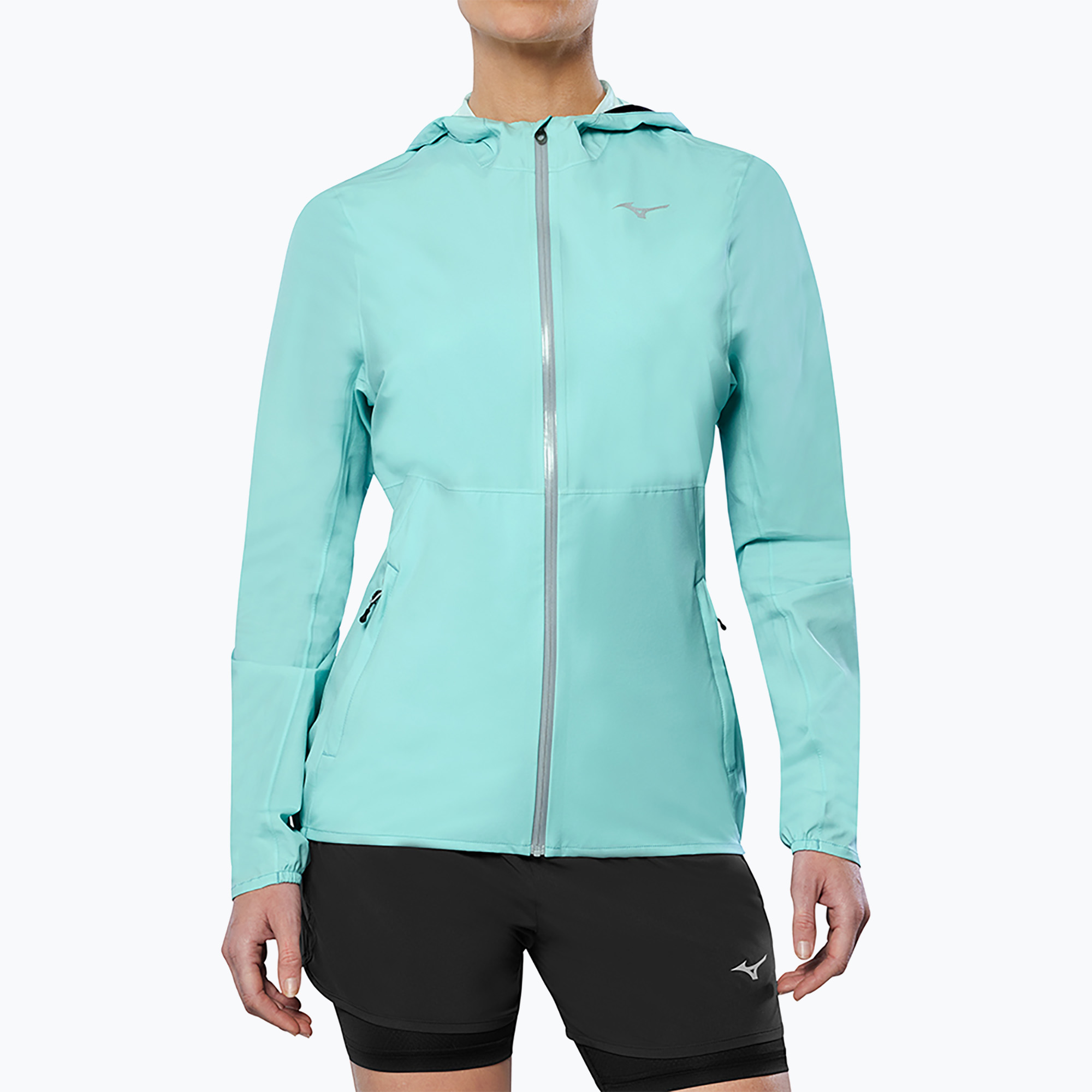Dámska bežecká bunda Mizuno Waterproof 20K ER eggshell blue (Waterproof 20K ER J2GE270022)