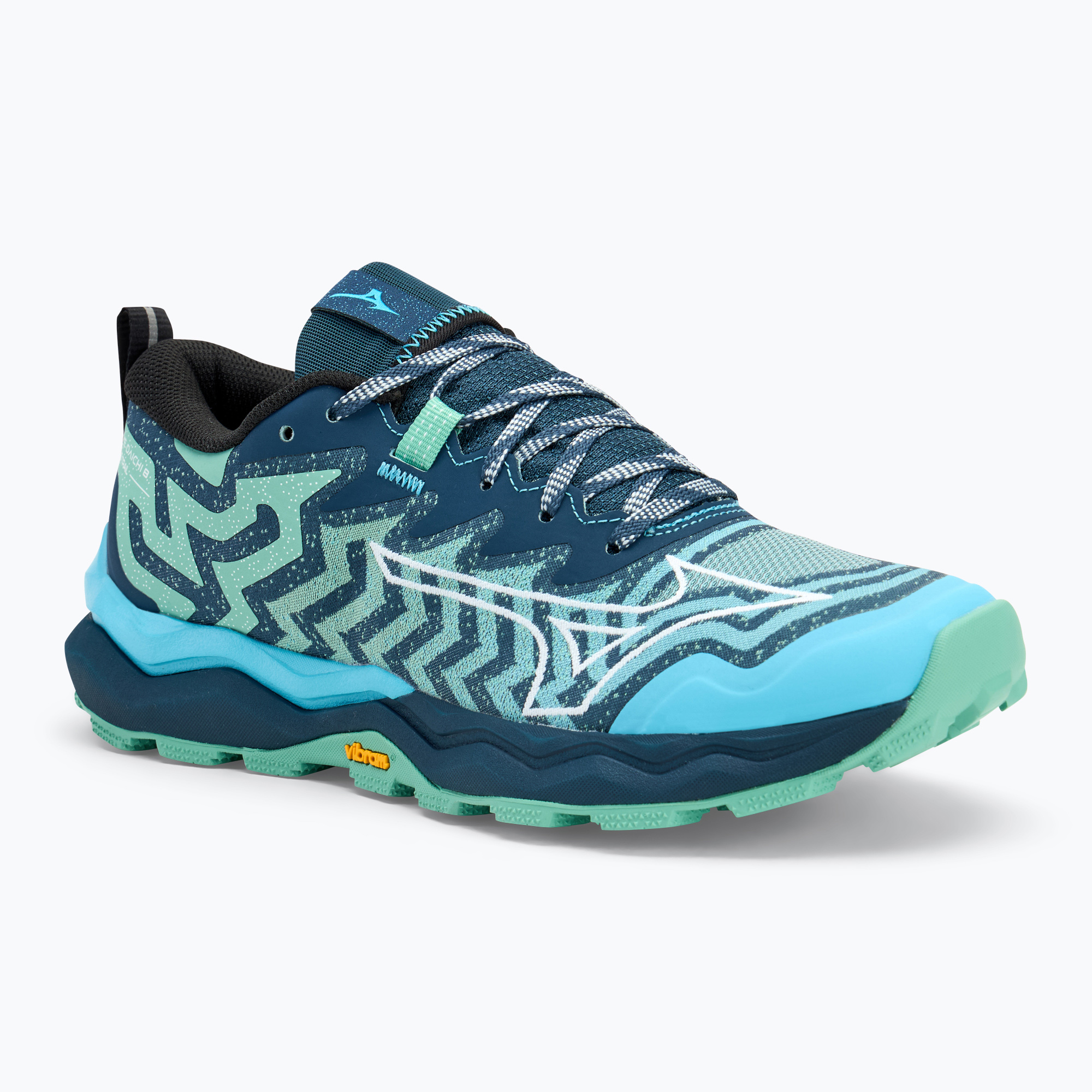 Dámska bežecká obuv Mizuno Wave Daichi 8 dusty jade green/white/river blue (Wave Daichi 8 J1GK247173)