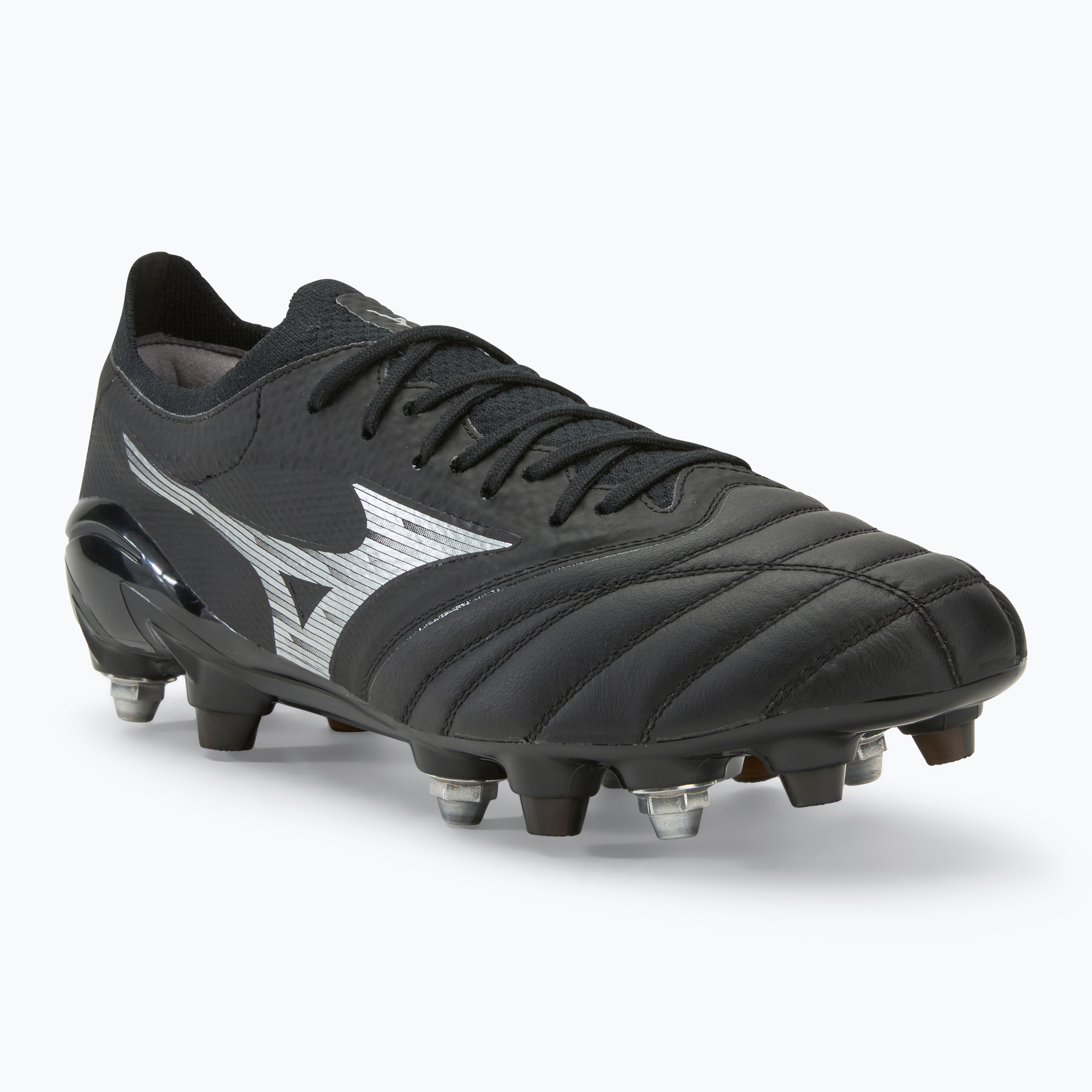 Pánske kopačky Mizuno Morelia Neo IV β Elite MIX black/galaxy silver (Morelia Neo IV β Elite P1GC244203)