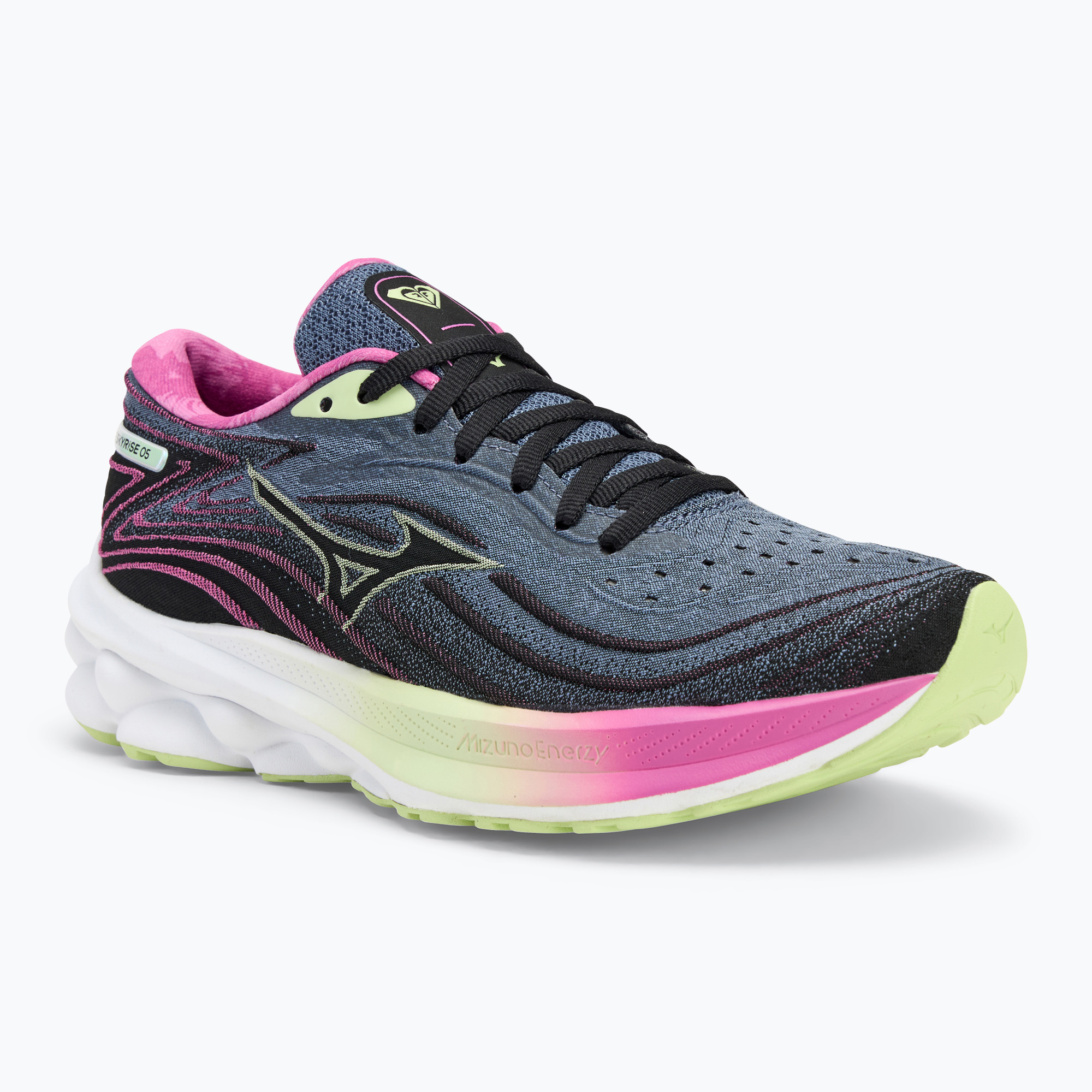 Dámska bežecká obuv Mizuno Wave Skyrise 5 Roxy wild wind/black/rosebud (Wave Skyrise 5 Roxy J1GC245802)