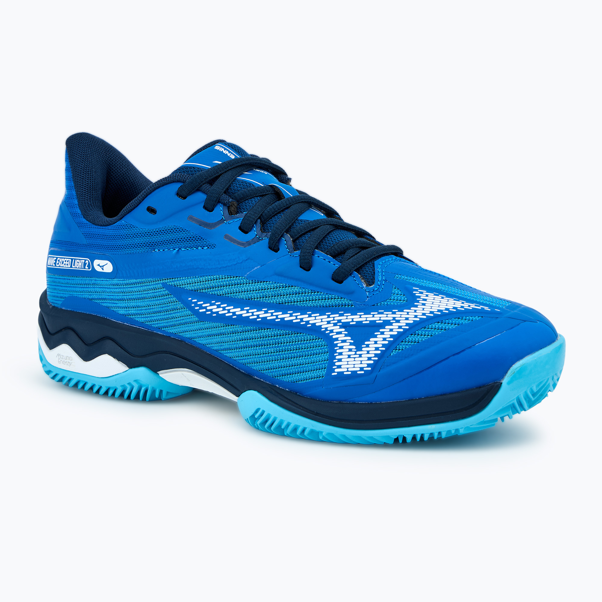 Pánska tenisová obuv Mizuno Wave Exceed Light 2 CC mugen blue/white/river blue (Wave Exceed Light 2 CC 61GC232028)