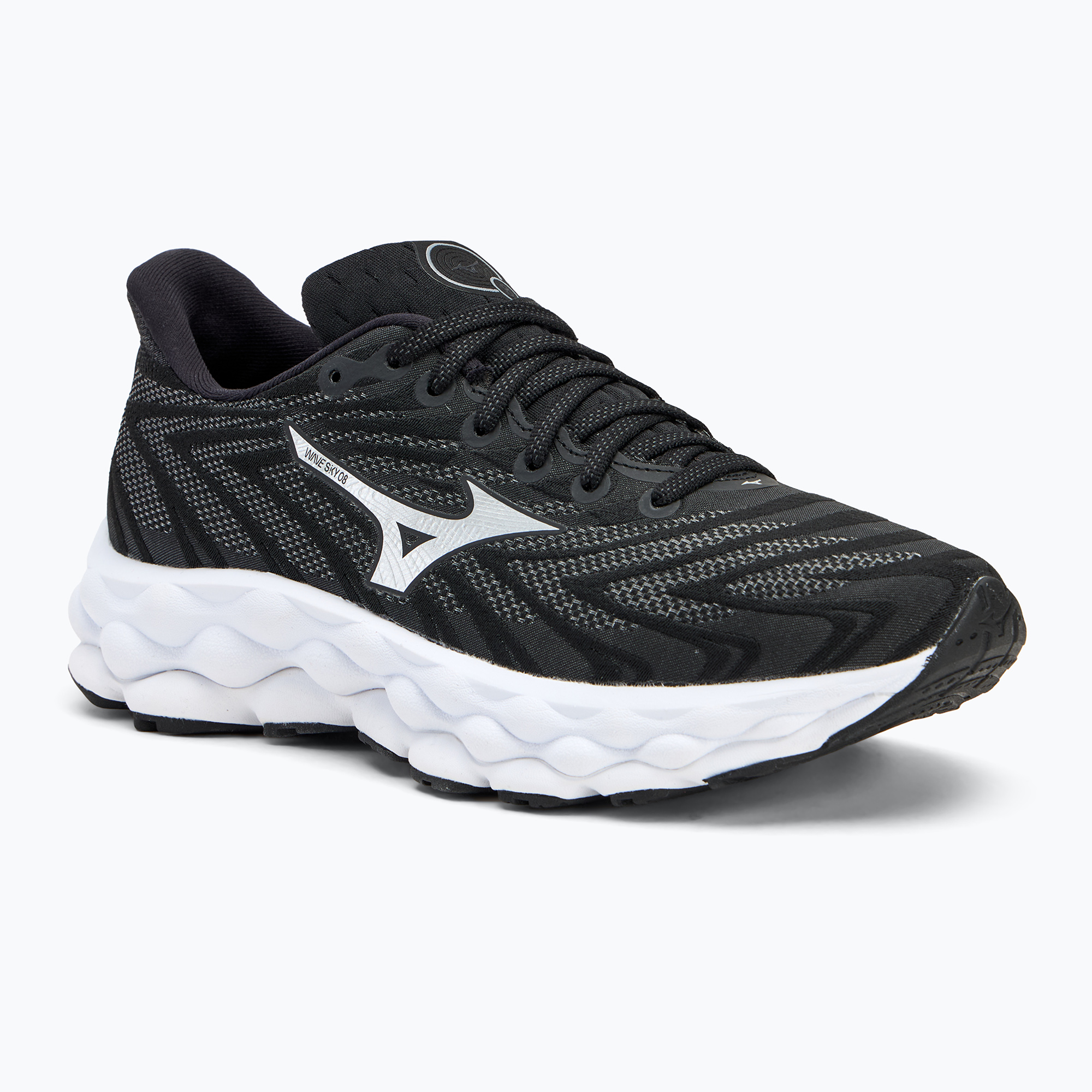 Dámska bežecká obuv Mizuno Wave Sky 8 black/silver/white (Wave Sky 8 J1GD240222)