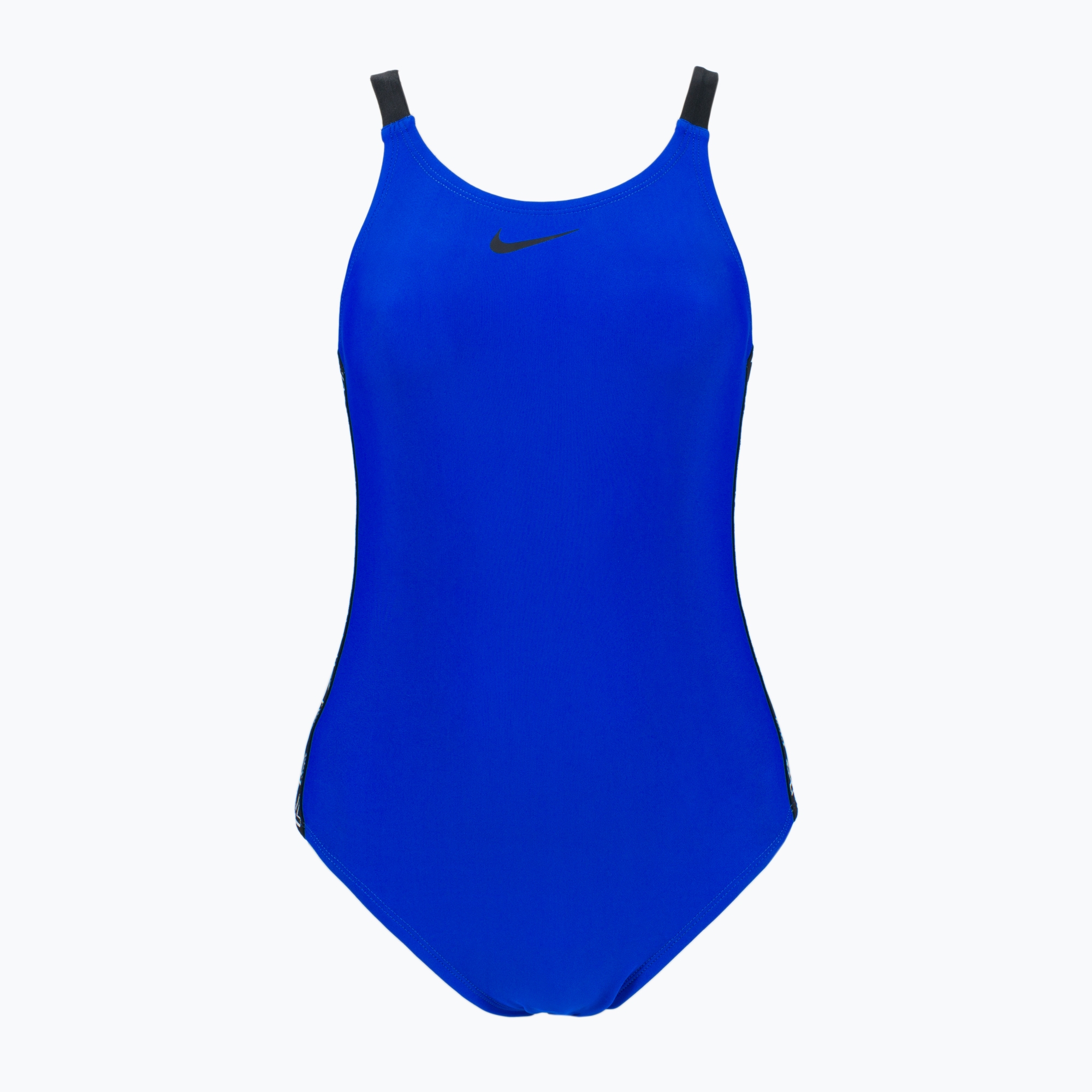 Dámske jednodielne plavky Nike Logo Tape Fastback blue NESSB130-416 (Logo Tape Fastback NESSB130)