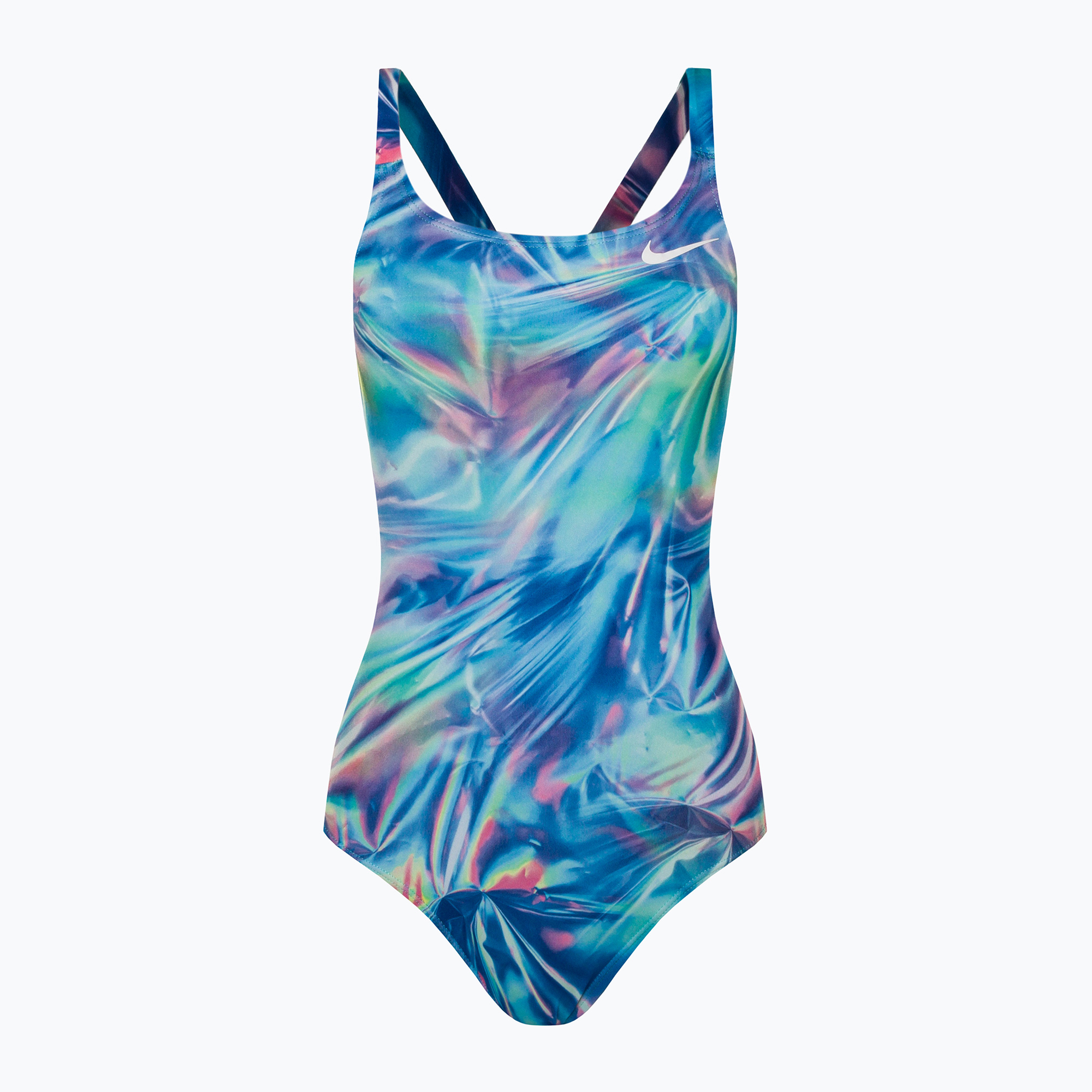 Dámske jednodielne plavky Nike Multiple Print Fastback color NESSC010-969 (Multiple Print Fastback NESSC010)