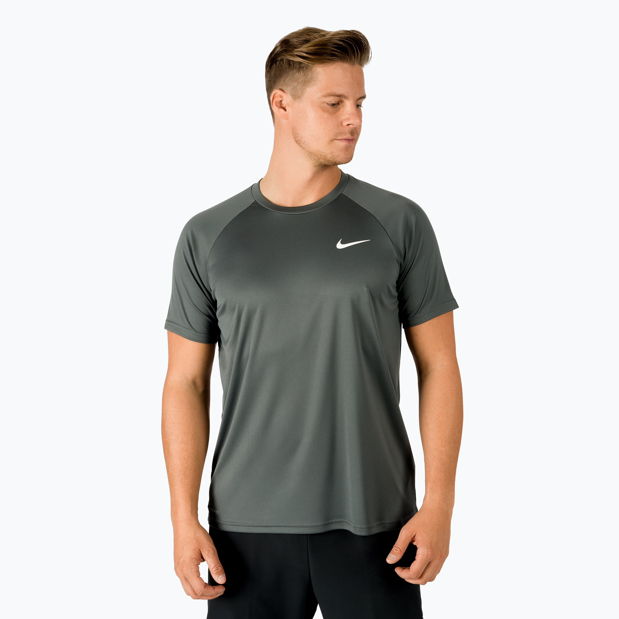 Pánske tréningové tričko Nike Essential sivé NESSA586-018
