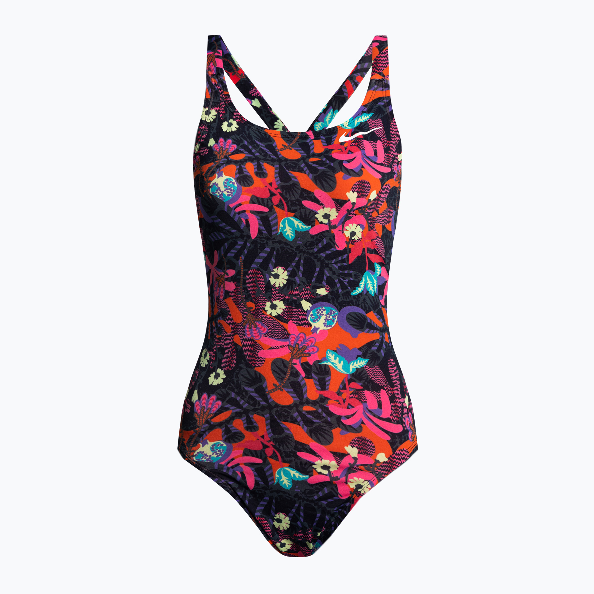 Dámske jednodielne plavky Nike Multiple Print Fastback pink NESSC050-678 (Multiple Print Fastback NESSC050)