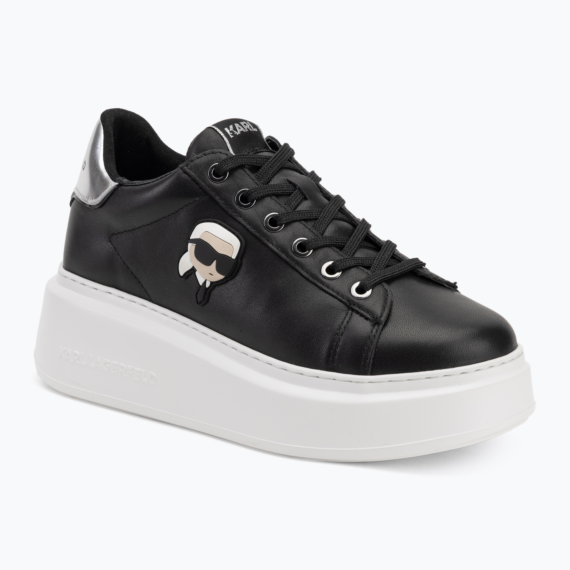 Dámske topánky KARL LAGERFELD Anakapri Nft black leather (Anakapri Nft KL63530N 000)