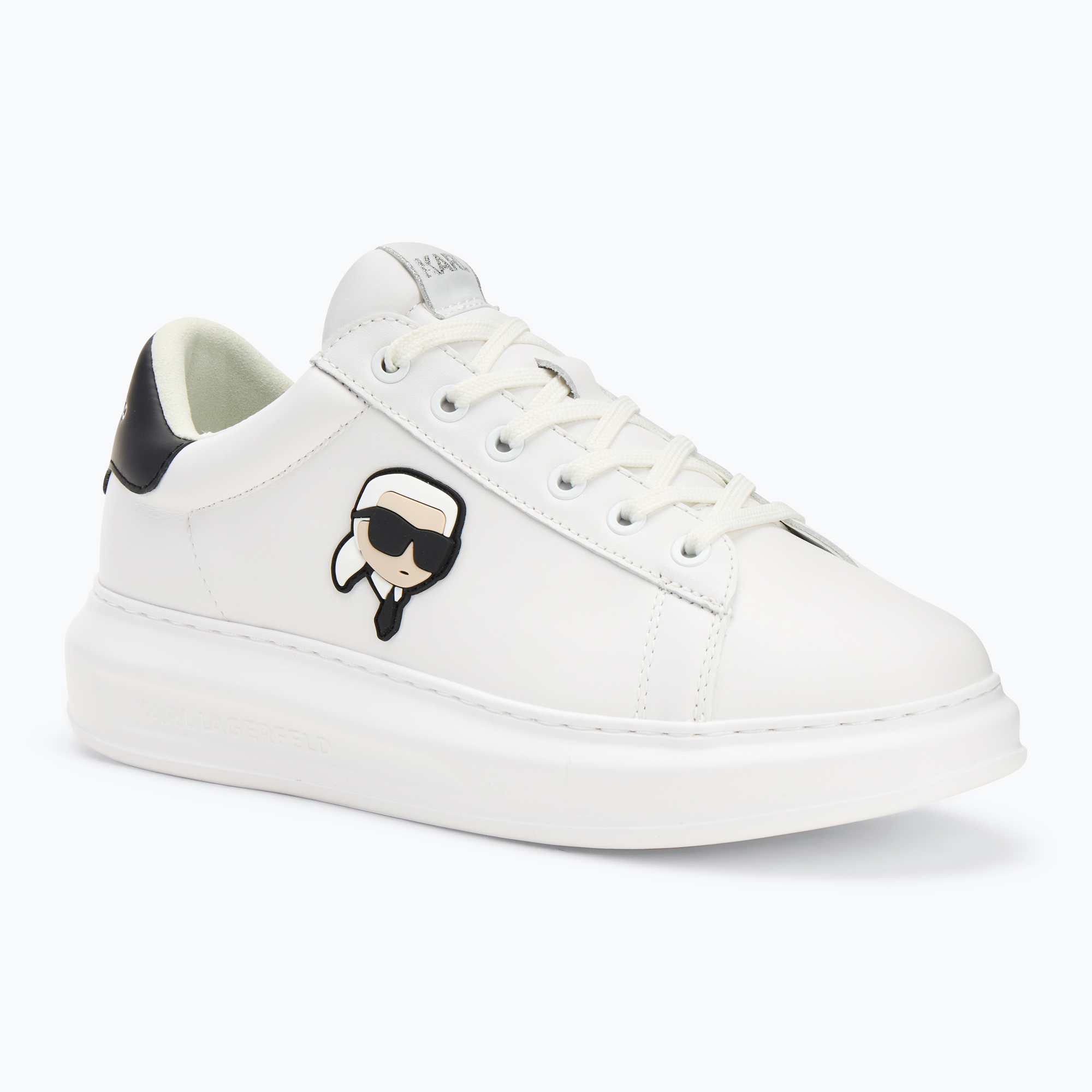 KARL LAGERFELD pánske topánky Kapri Nft white leather (Kapri Nft KL52530N 011)