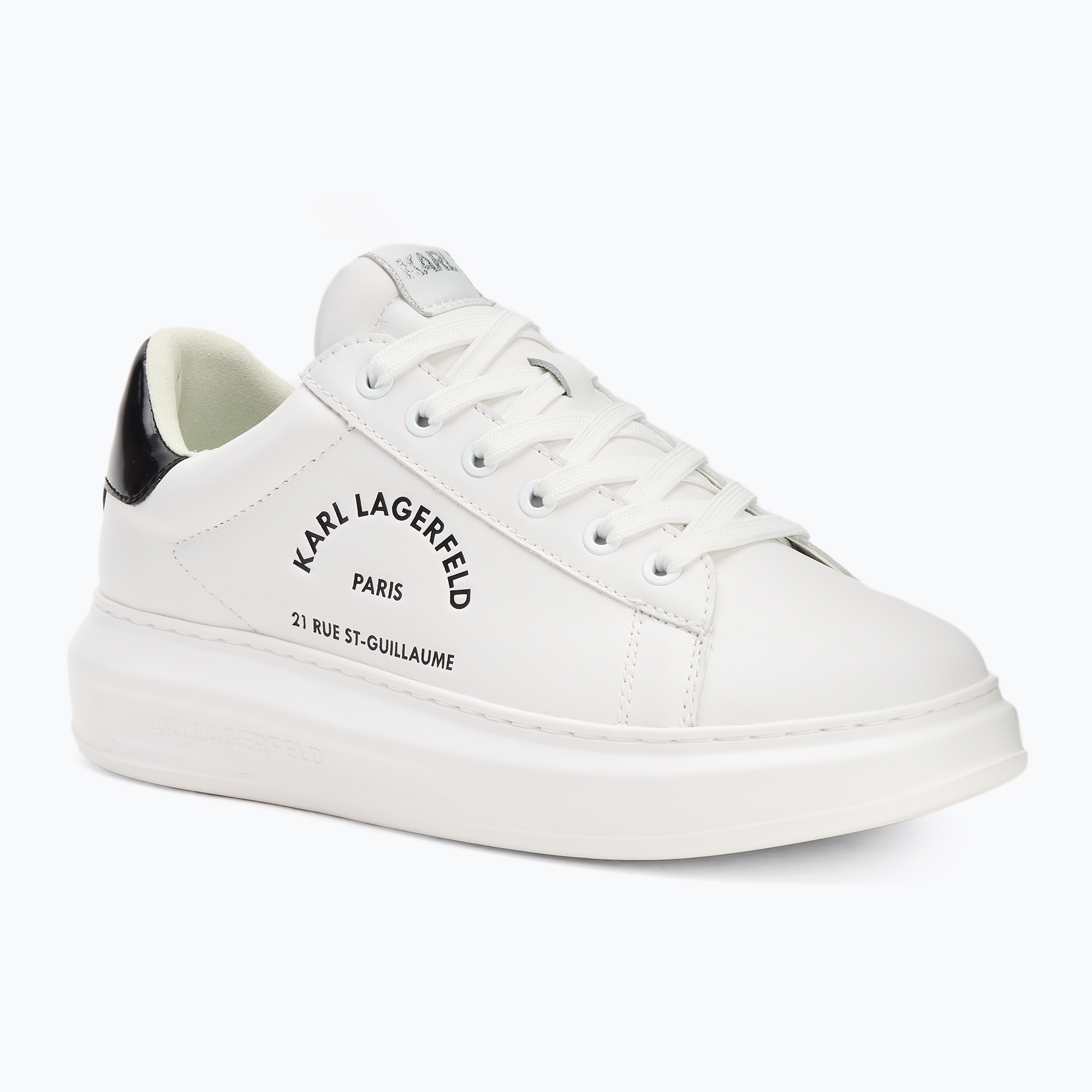 Pánske topánky KARL LAGERFELD Kapri Maison white leather (Kapri Maison KL52538K 011)