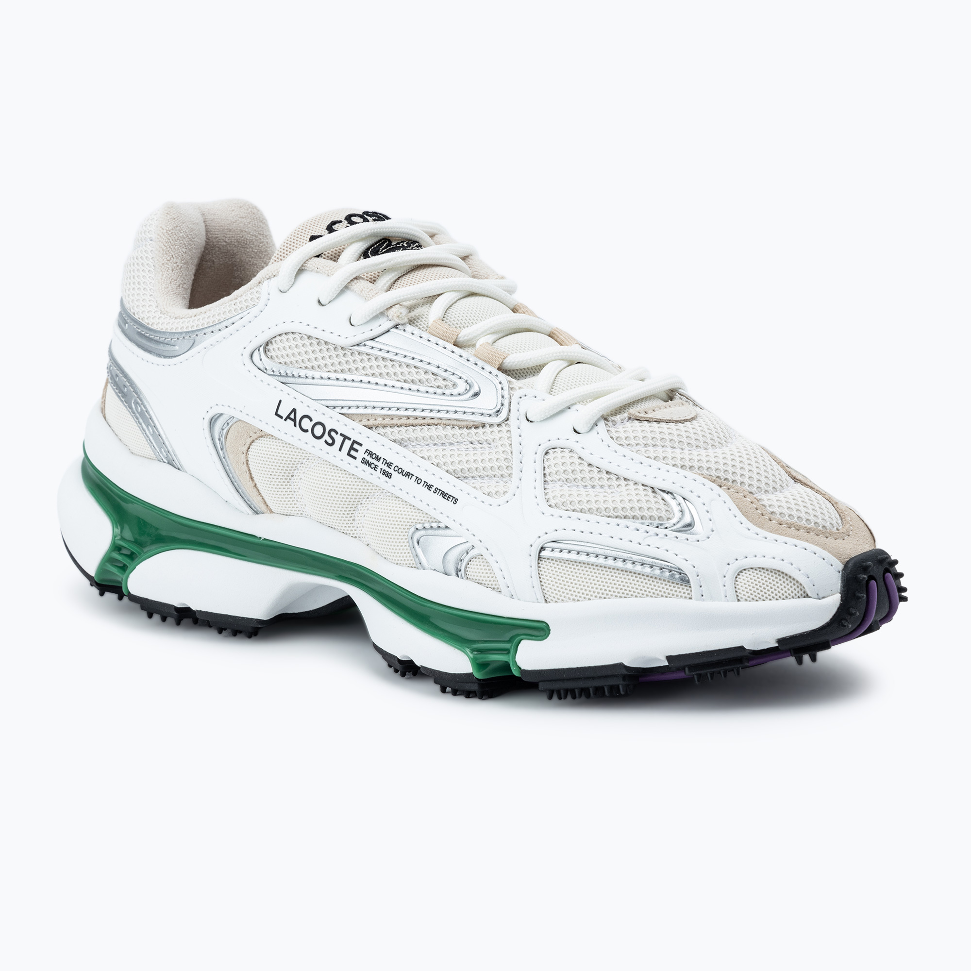 Pánska obuv Lacoste 47SMA0013 white / green (L003 2K24 47SMA0013082)